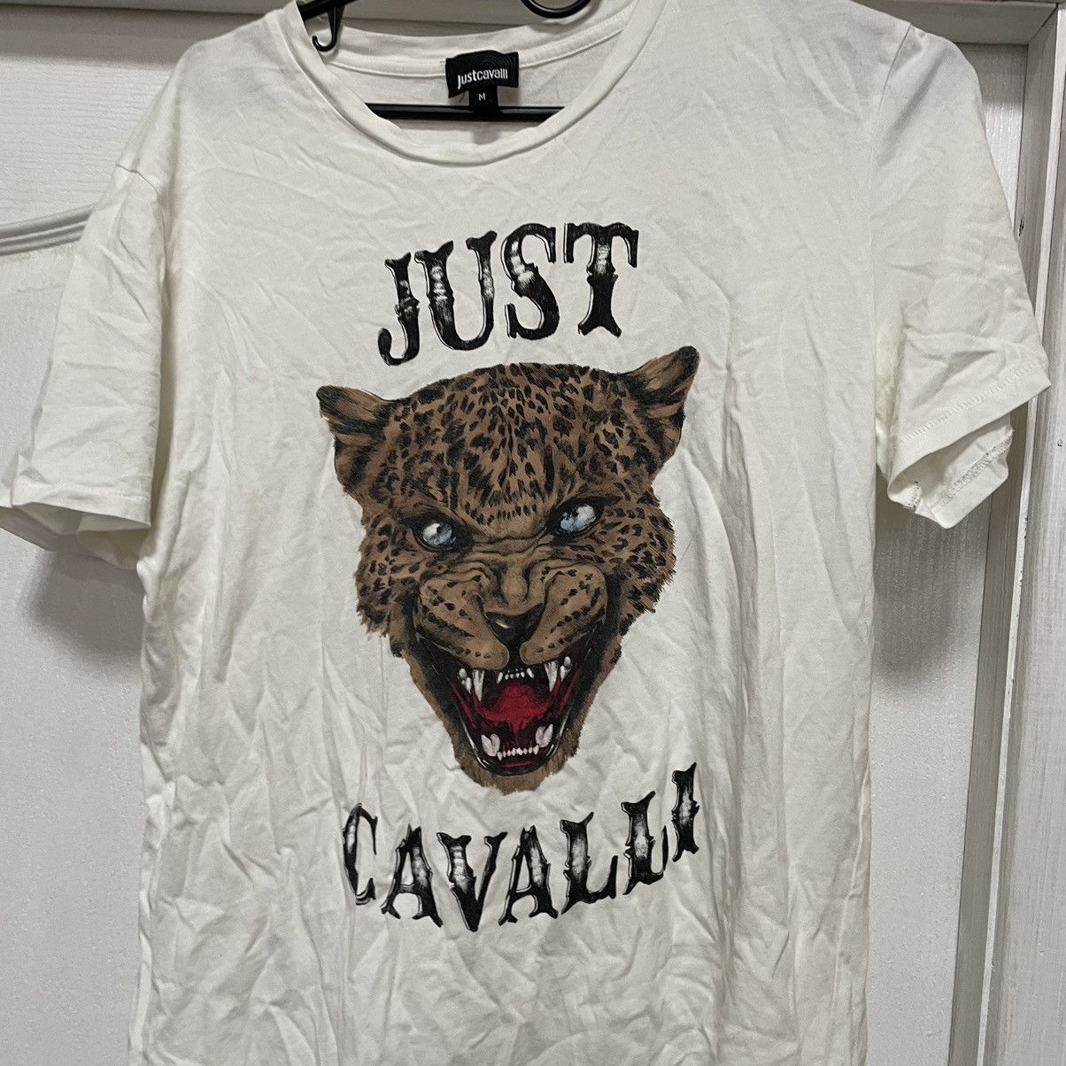 Just Cavalli × Roberto Cavalli Roberto Cavalli Big Logo Tee Shirt Just Cavalli Y2K tiger Size US M / EU 48-50 / 2 - 2 Thumbnail