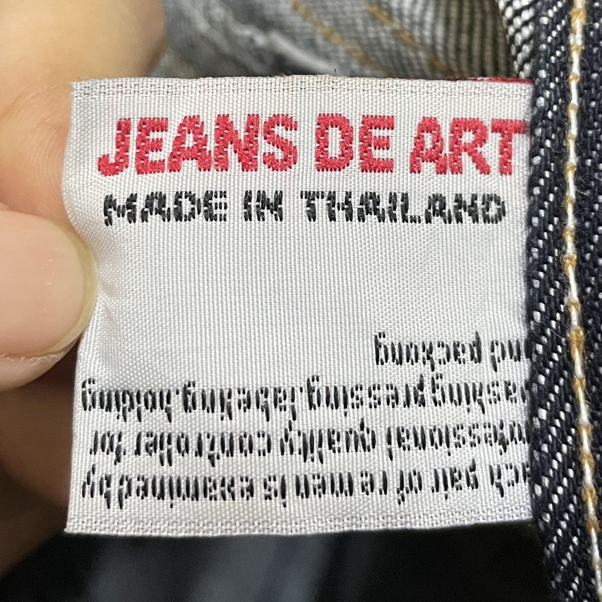 If Six Was Nine × Japanese Brand × Le Grande Bleu (L.G.B.) Very Rare Vintage Brand Jeans De Art Tactical Jeans 2000s Size US 34 / EU 50 - 11 Thumbnail