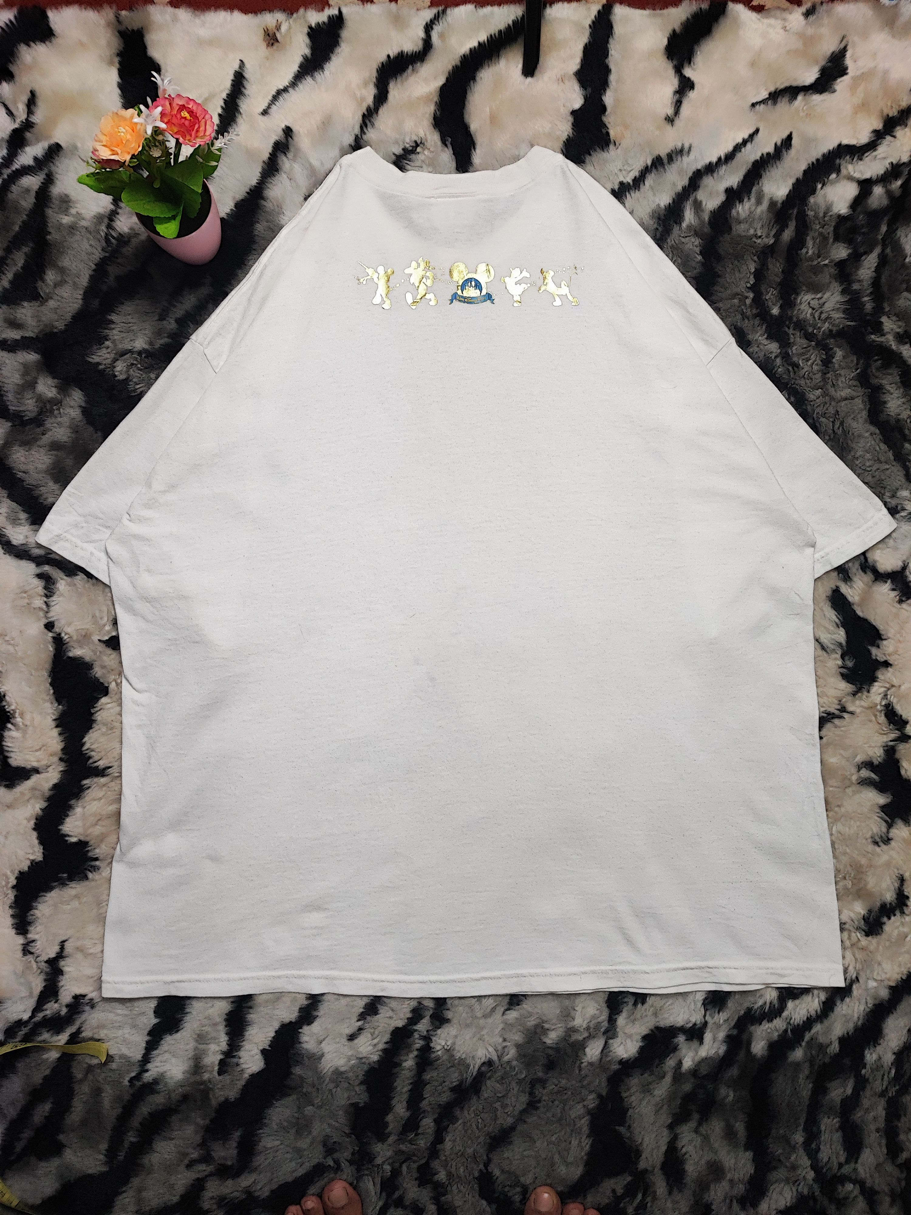 Disney Vintage Hollywood Mickey White Tshirt Full Character Size US XXL / EU 58 / 5 - 13 Thumbnail
