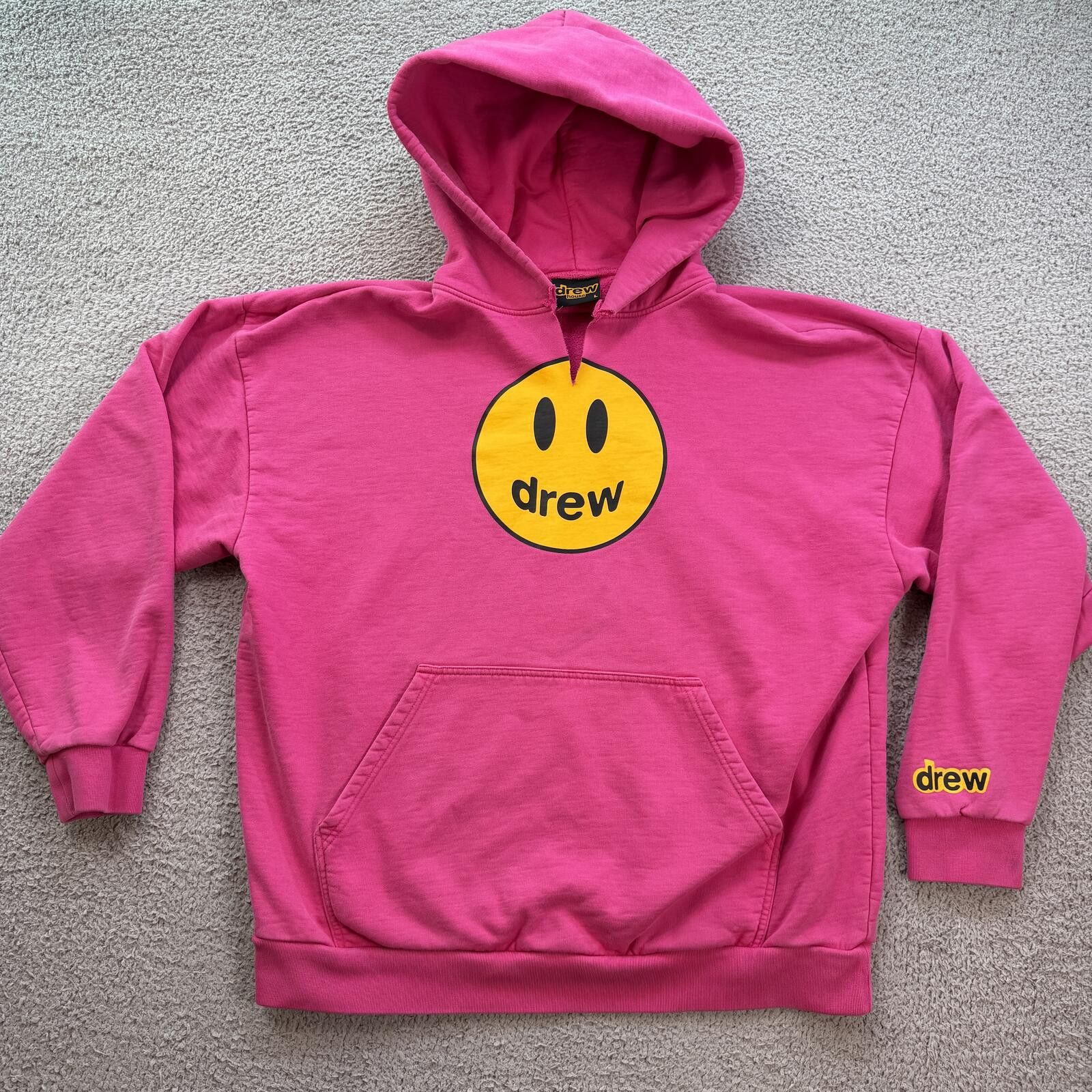 Drew House Drew House Mascot Hoodie Pink L Smiley Face Justin Bieber Size US L / EU 52-54 / 3 - 1 Thumbnail