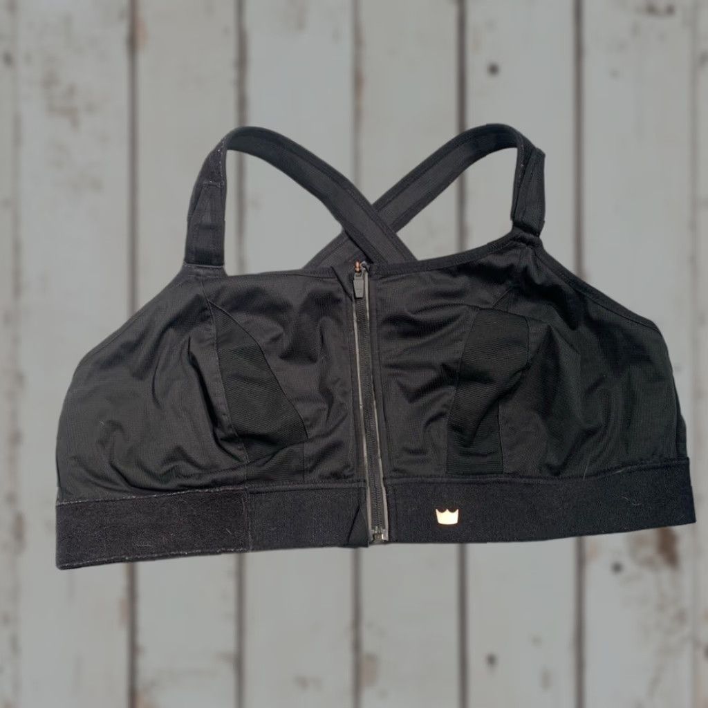 Vintage SHEFIT Black Sports Bra Size ONE SIZE - 1 Thumbnail