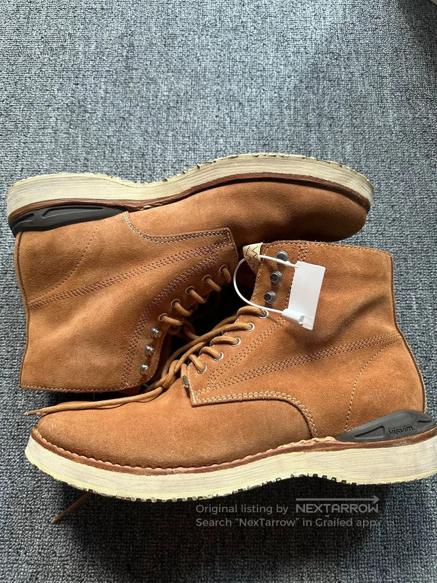 Visvim visvim Virgil boots in tan suede. Size US 11 / EU 44 - 3 Thumbnail
