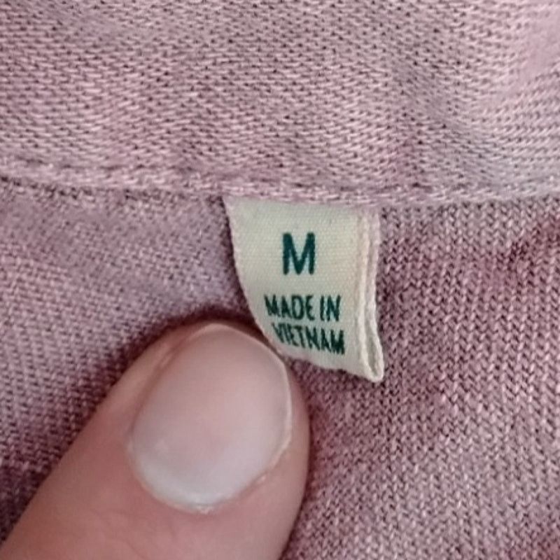 Faherty Faherty Top Women's M Pink Long Sleeve Organic Cotton Blend Size M / US 6-8 / IT 42-44 - 5 Thumbnail