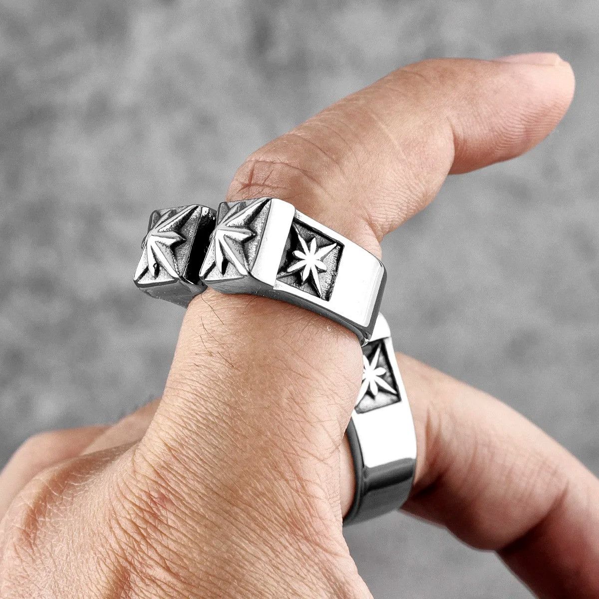 Jewelry Vintage Gothic Ring Jewelry Streetwear Fashion Gift Size ONE SIZE - 9 Thumbnail