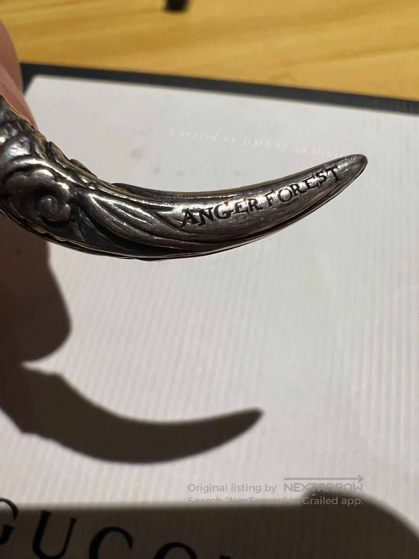 Gucci Gucci Archive Silver Nose Ring. Size ONE SIZE - 3 Thumbnail