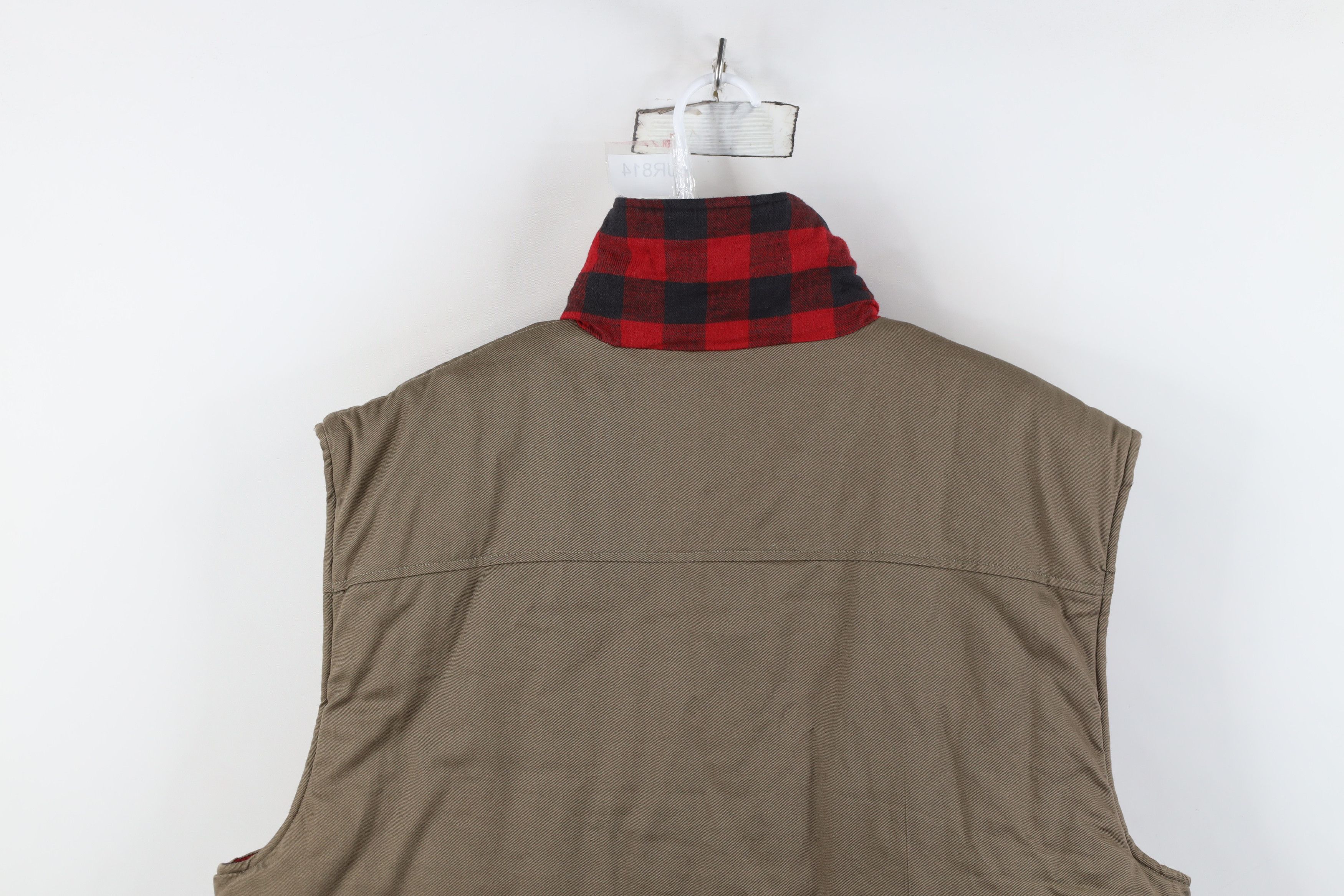Vintage Vintage 90s Streetwear Lined Full Zip Puffer Vest Jacket Size US XXL / EU 58 / 5 - 14 Thumbnail