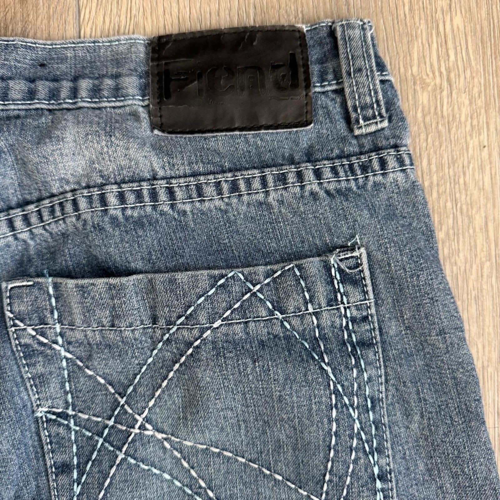 Other Vintage y2k fiend baggy skater denim jeans Size US 33 - 3 Thumbnail