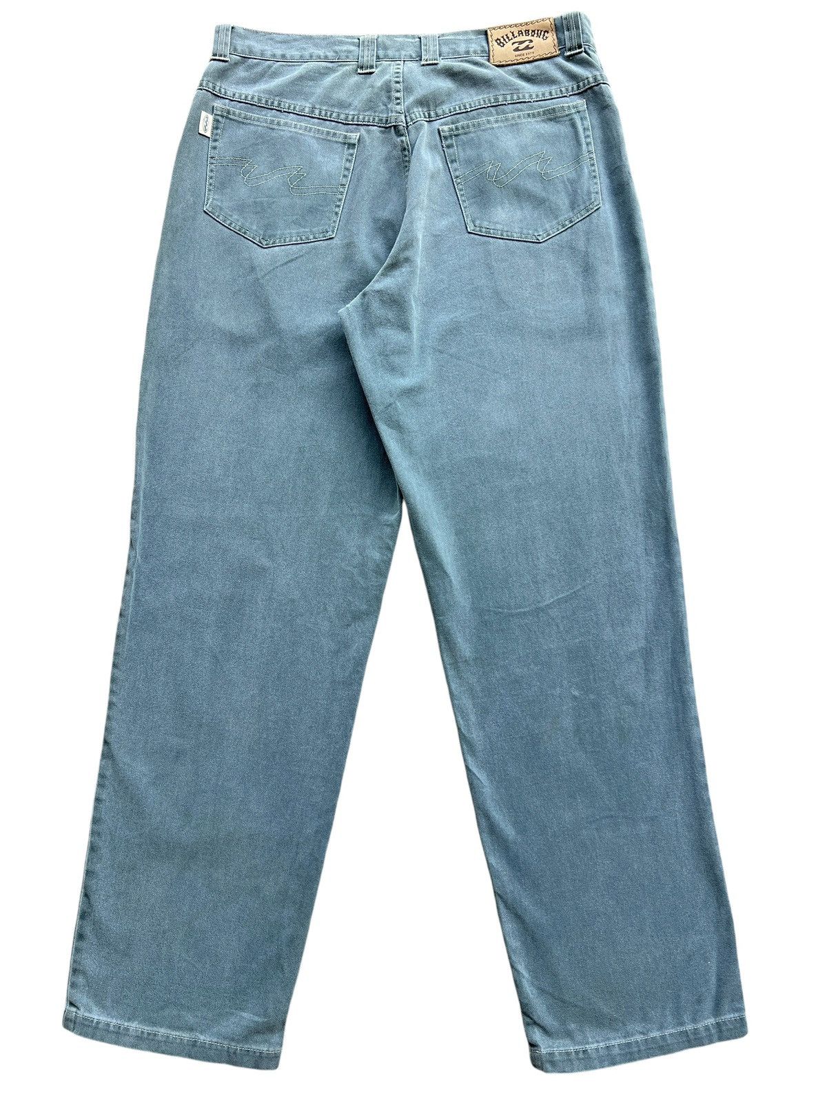 Billabong Rare🔥 Vintage 90s Billabong Australia Denim Jeans 35x33 .5 Size US 35 - 2 Thumbnail