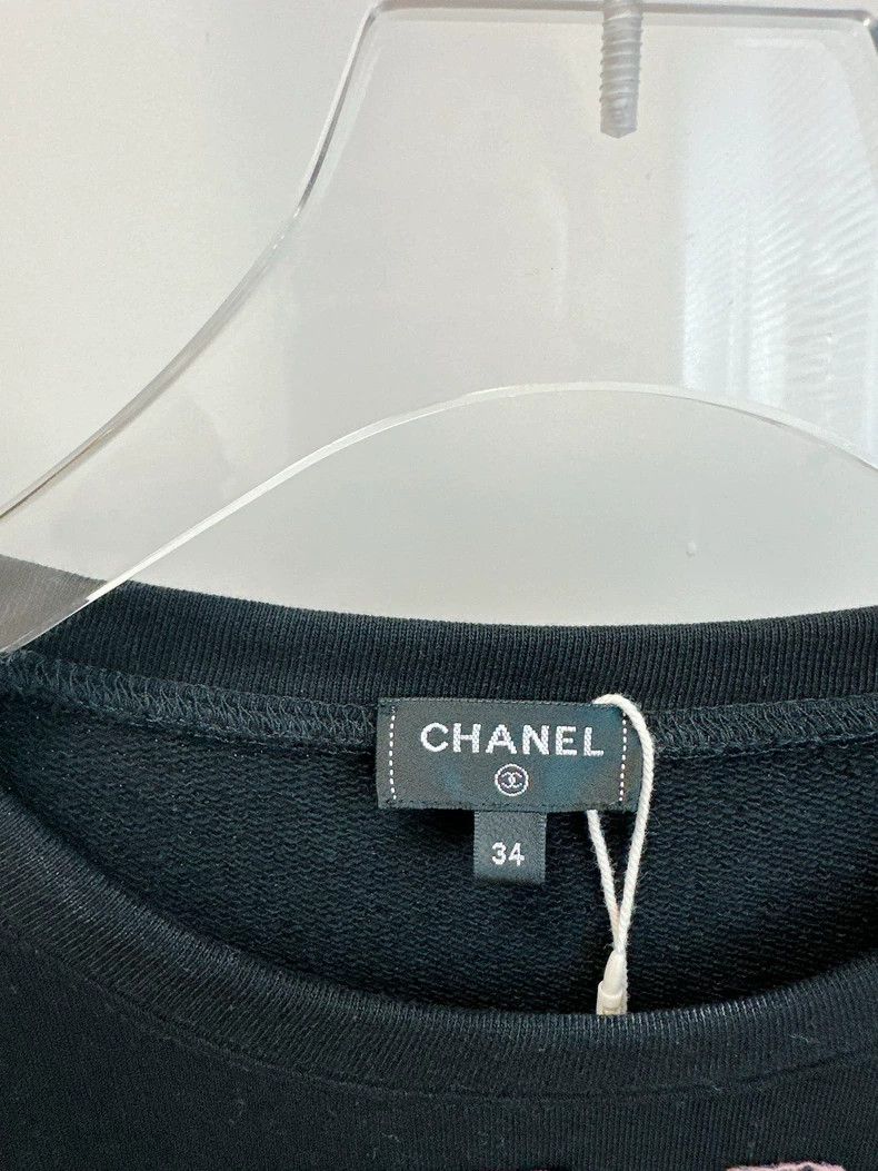 Chanel Chanel 21B Crystal Letter Short Sleeve Size XXS / US 00 / IT 34 - 3 Thumbnail