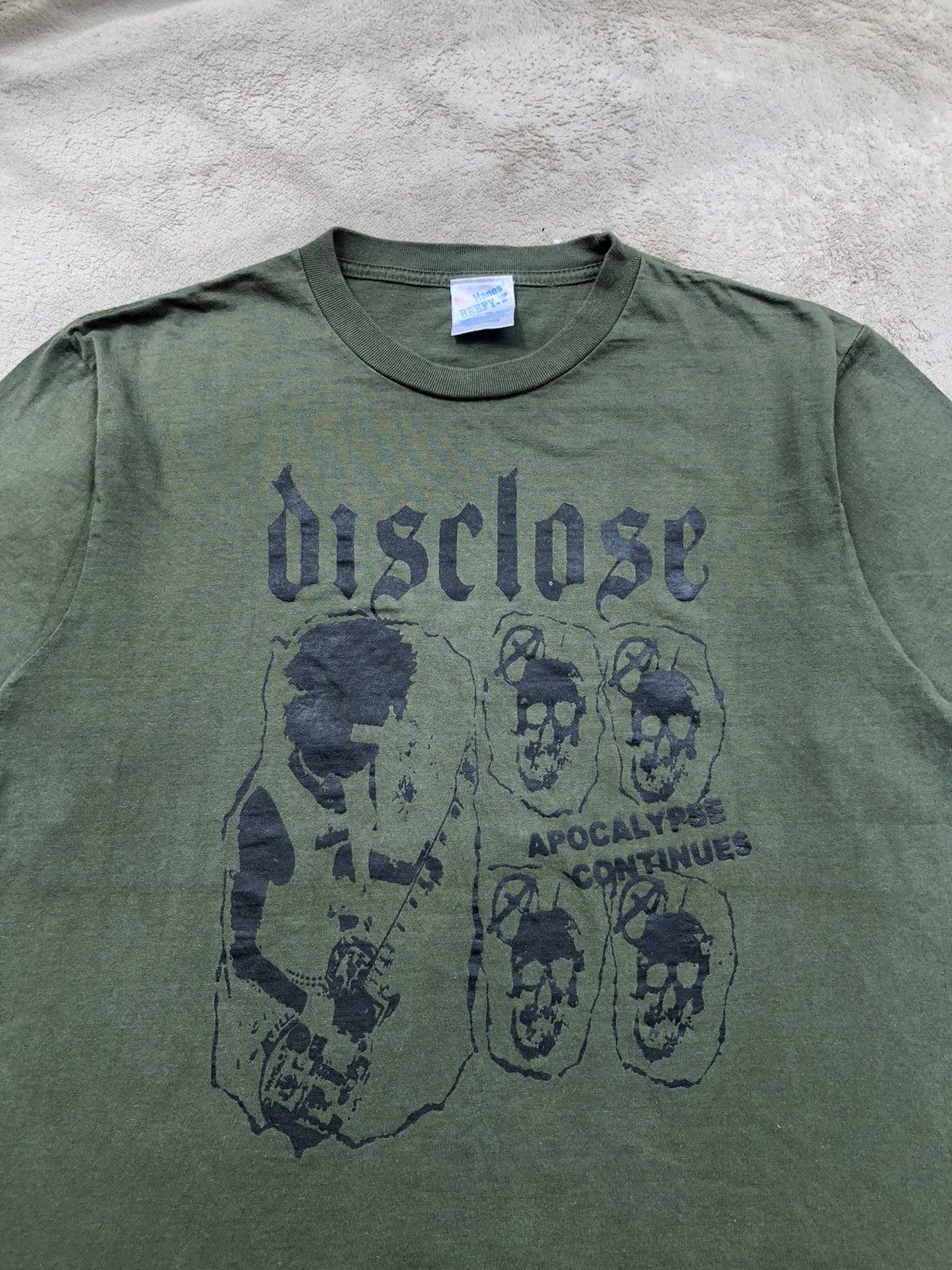 Band Tees Vintage 00s Disclose Apocalypse Continues EP D-Beat Punk Size US L / EU 52-54 / 3 - 2 Thumbnail
