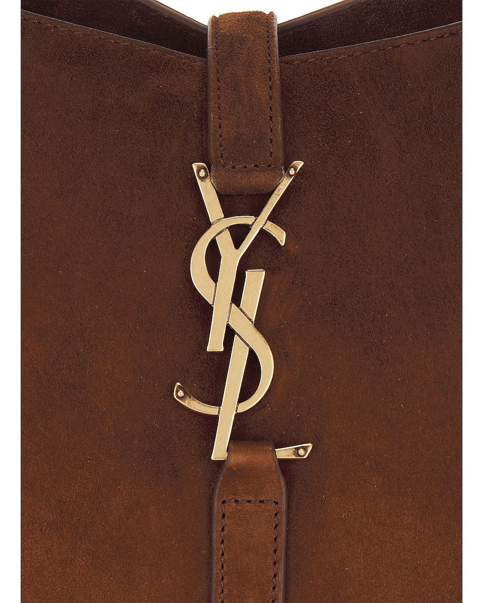 Saint Laurent Paris o1bcso1str0325 Size: OS/Le 5 A7 Supple Small in Dark Sigaro Size ONE SIZE - 6 Thumbnail