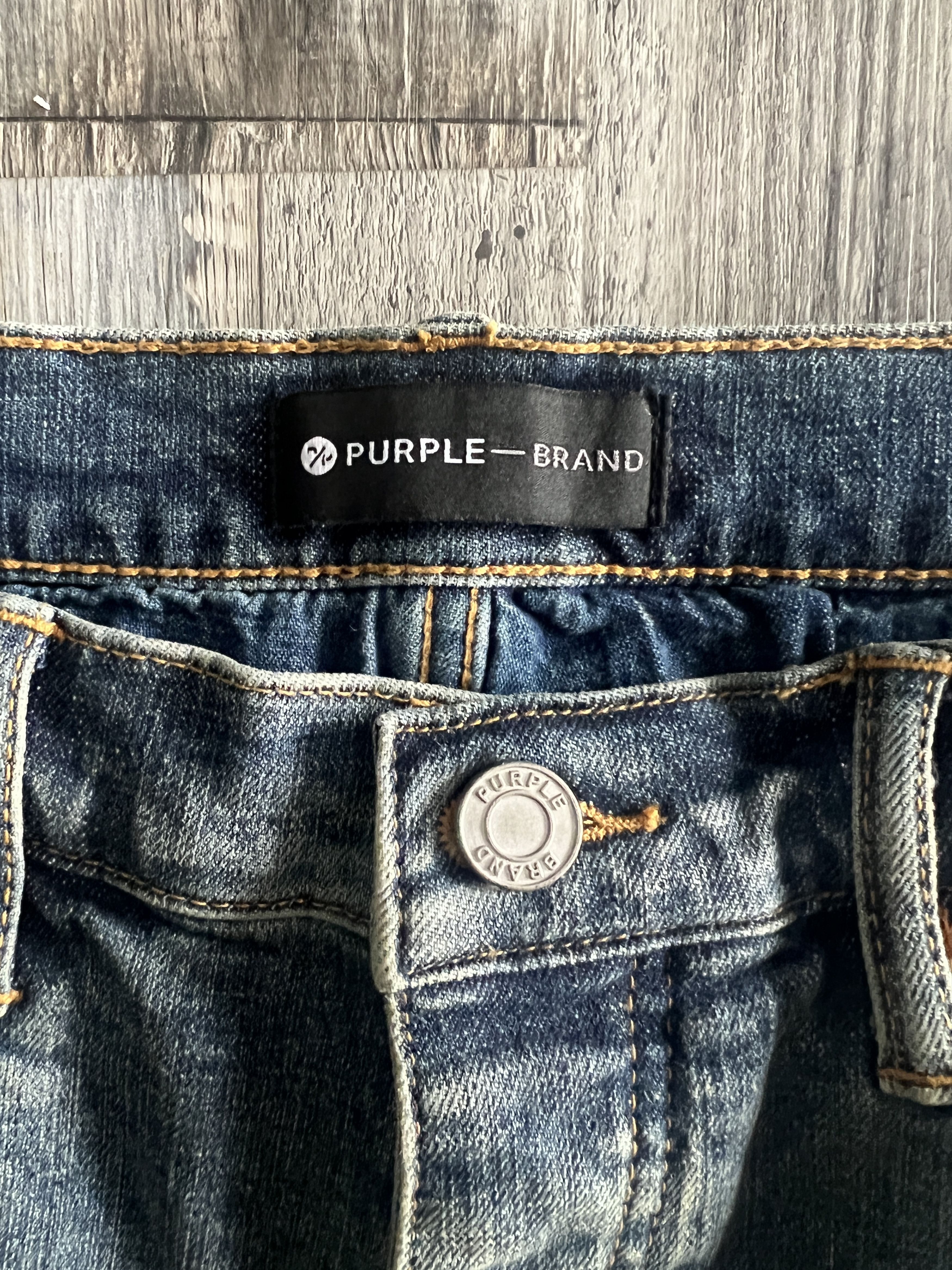 Purple Brand Purple Brand Paint Splatter Tapered Jeans Size US 34 / EU 50 - 6 Thumbnail