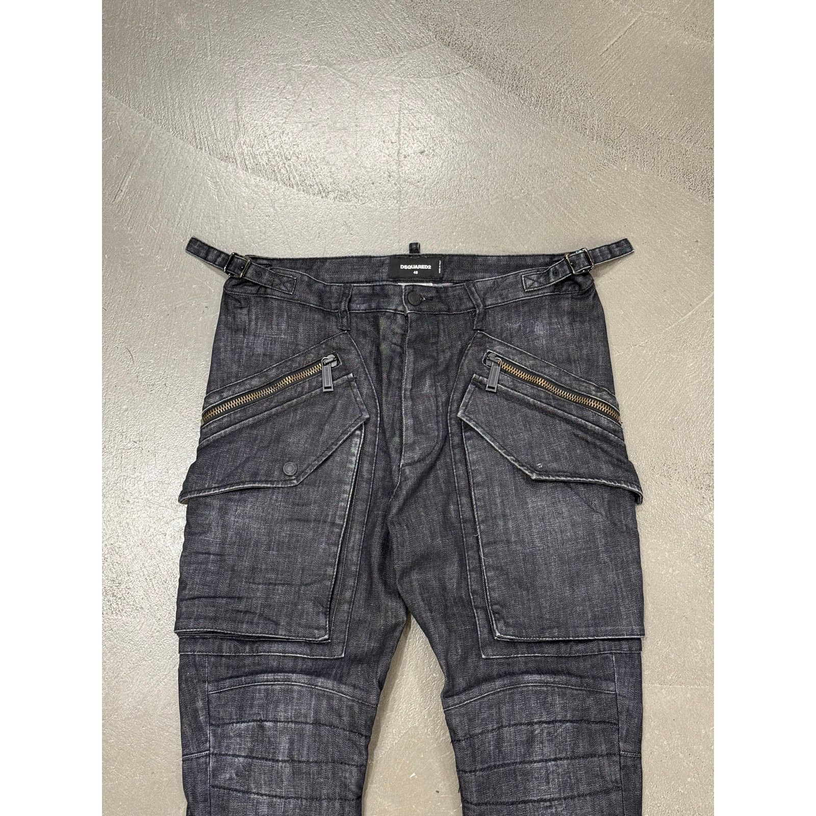 Dsquared2 2000s DsQuared2 cargo biker pants Size US 32 / EU 48 - 2 Thumbnail