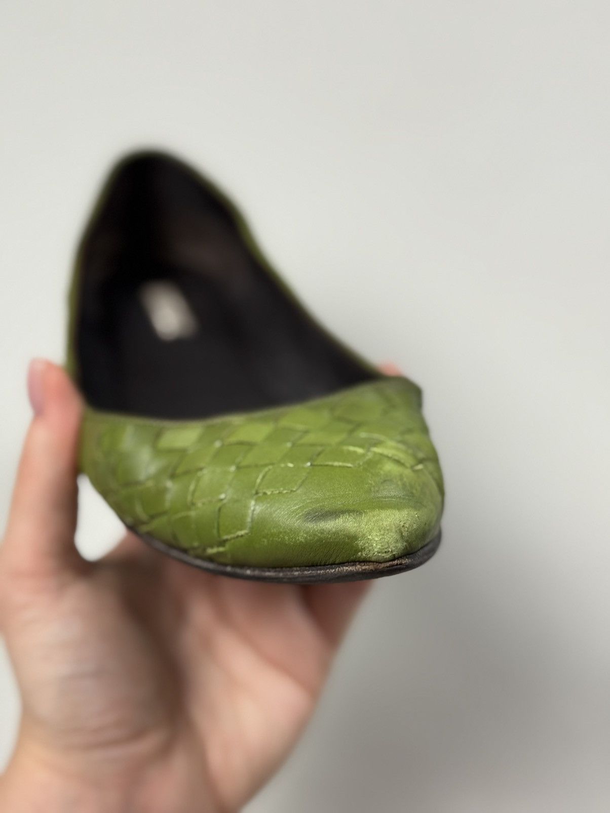 Bottega Veneta Bottega Veneta Intrecciato Knitted Leather Ballets Flats Size US 8 / IT 38 - 18 Thumbnail