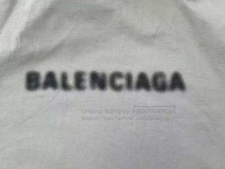 Balenciaga Balenciaga Letter Printed Ripped Short Sleeve T-Shirt Size US XS / EU 42 / 0 - 3 Thumbnail