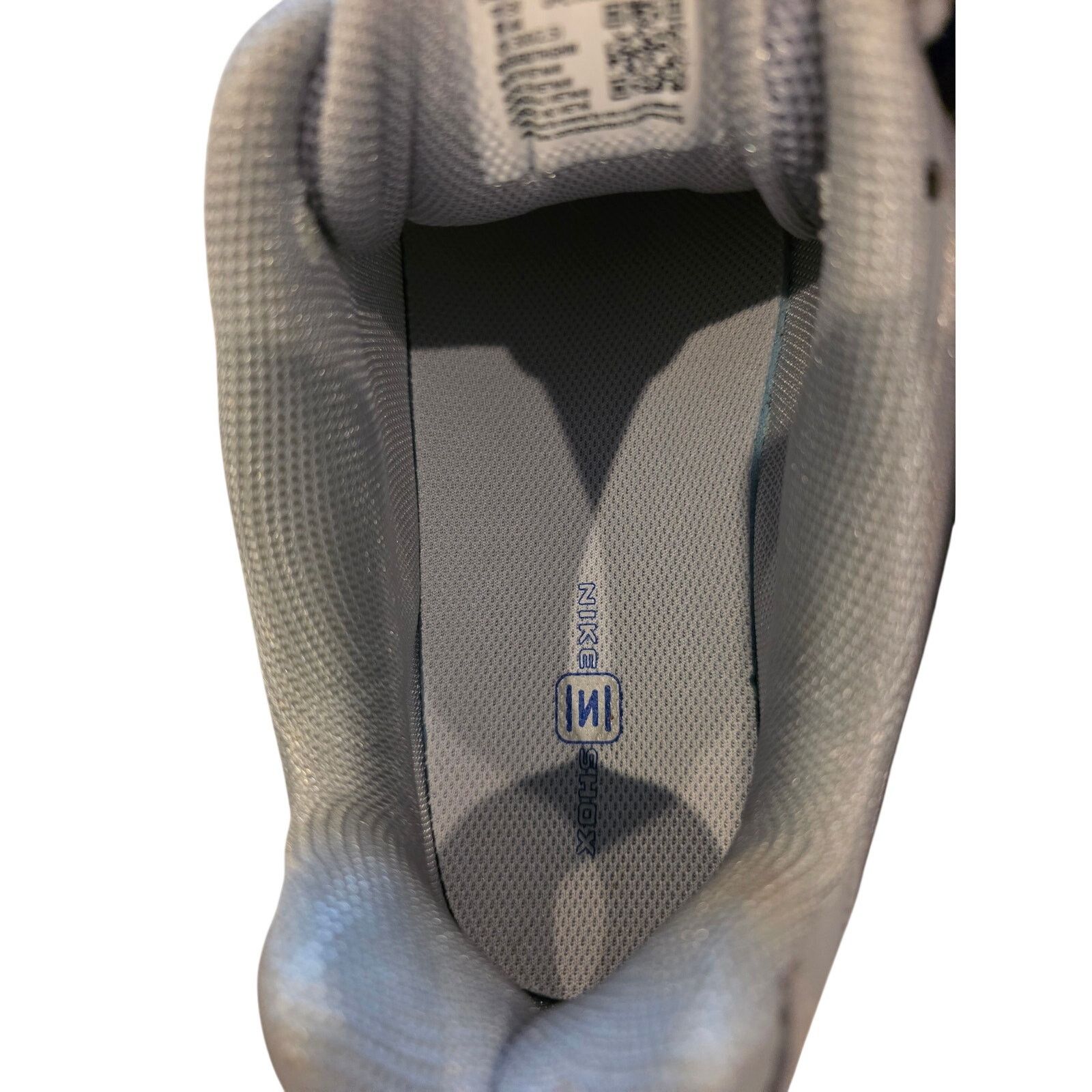 Nike Nike Shox R4 Mens 12 Gray Blue Athletic Running Sneakers Size US 12 / EU 45 - 10 Thumbnail