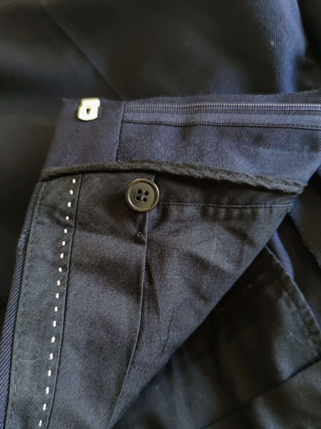 Dries Van Noten Dries van noten Dark blue pants 2412-Nextarrow Size US 40 / EU 56 - 4 Thumbnail