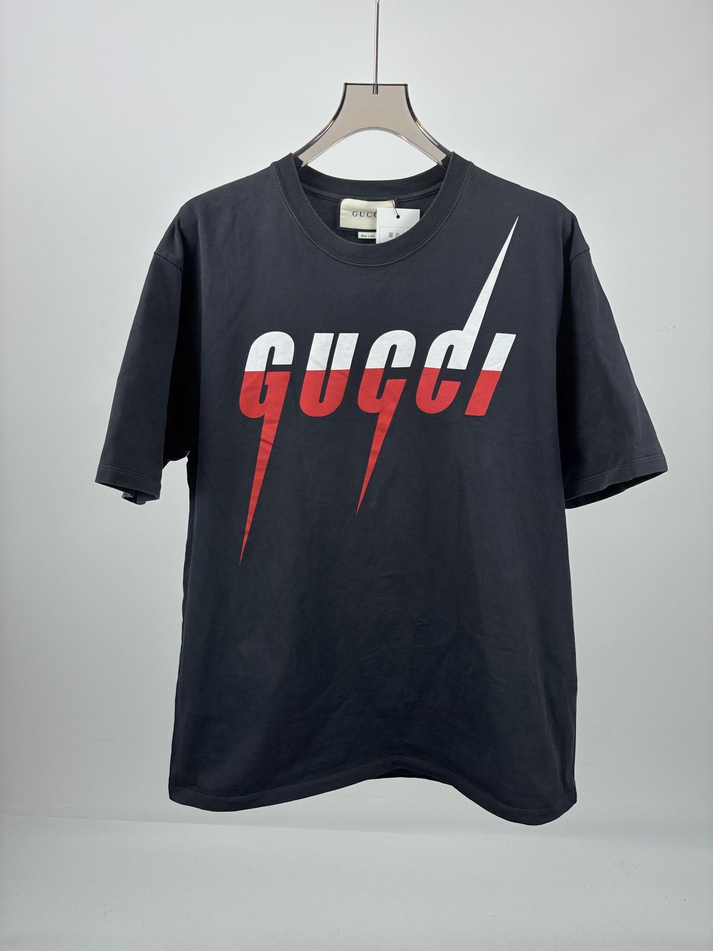 Gucci Gucci Blade Lightning Logo T-Shirt Size US XXL / EU 58 / 5 - 1 Thumbnail