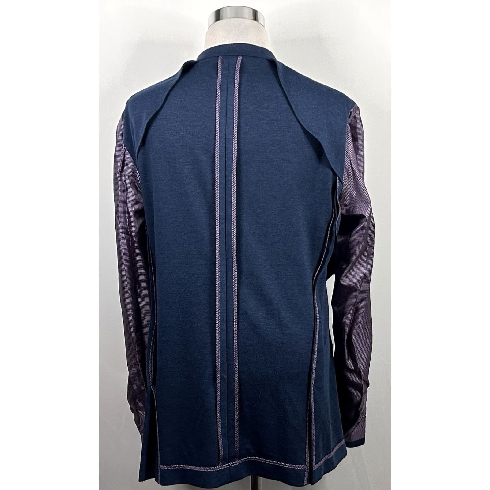Vintage Trunk Club Custom Sport Coat Blue Two Button Double Vented 44L Size US S / EU 44-46 / 1 - 7 Thumbnail