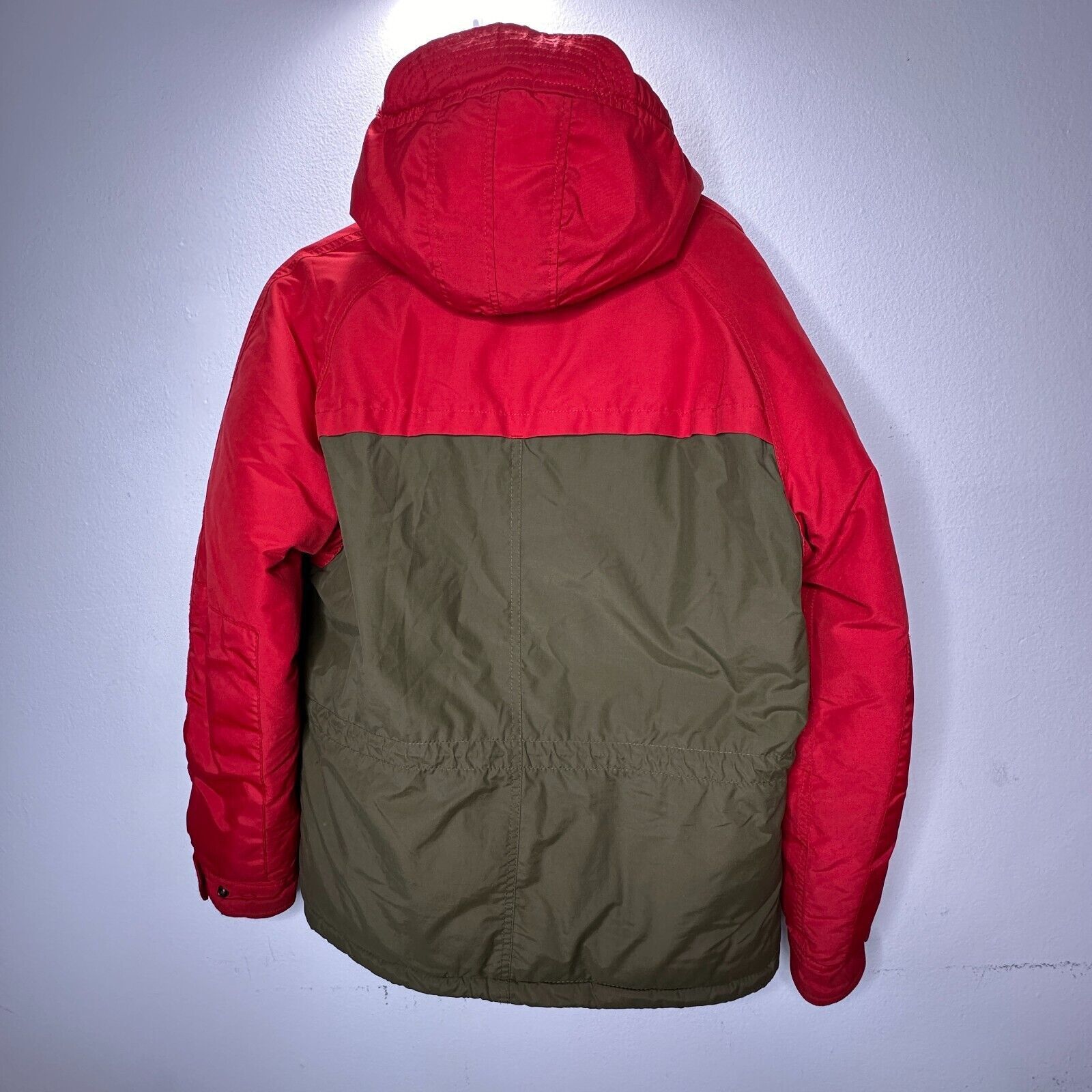 Scotch & Soda Scotch & Soda Olive & Red Front Zip Hooded Heavy Jacket M Size M / US 6-8 / IT 42-44 - 7 Thumbnail