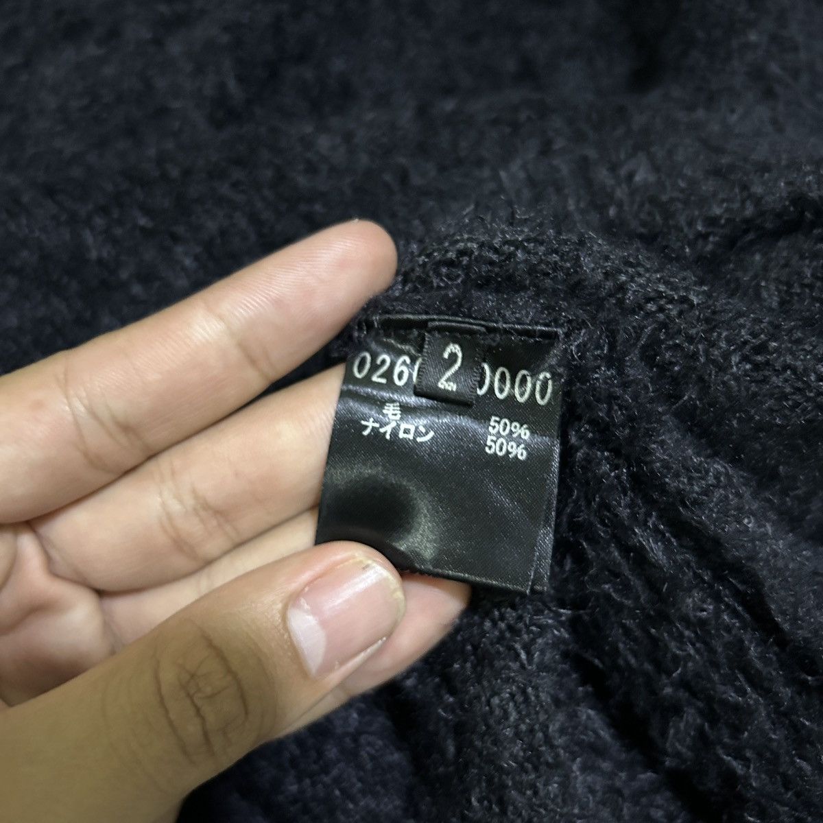 5351 POUR LES HOMMES × Japanese Brand 2000s 5351 Pour Les Hommes - Mohair Top Size US M / EU 48-50 / 2 - 10 Thumbnail