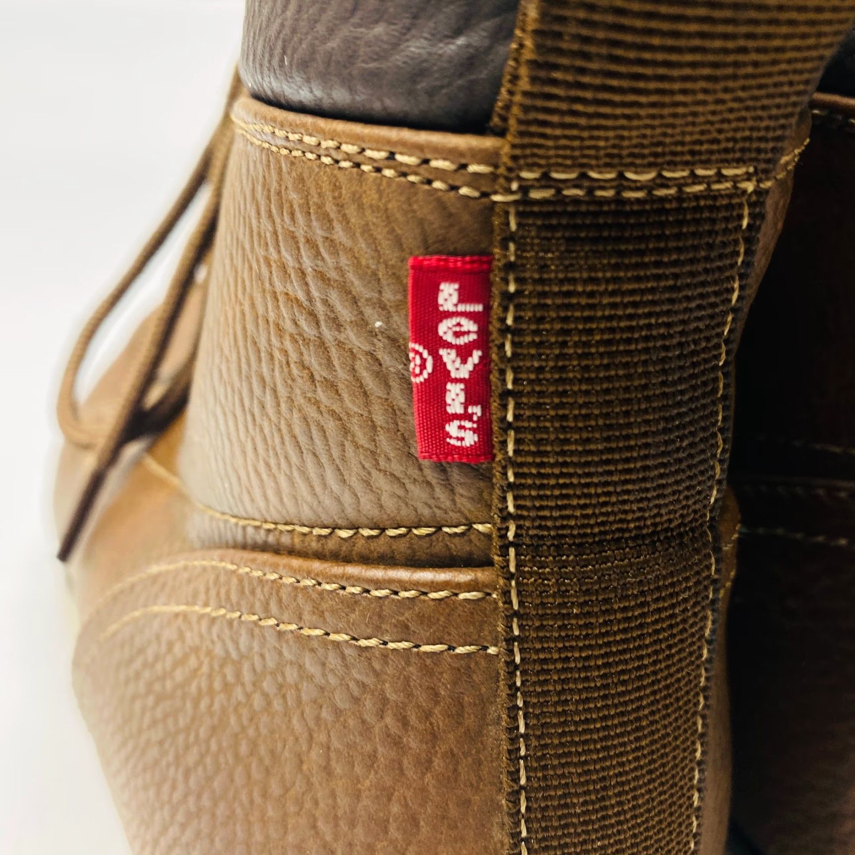 Levi's LEVI'S Wedge Chukka Boots Mens 13 Brown Pull Tab Removable Insole Round Toe 1262 Size US 13 / EU 46 - 6 Thumbnail