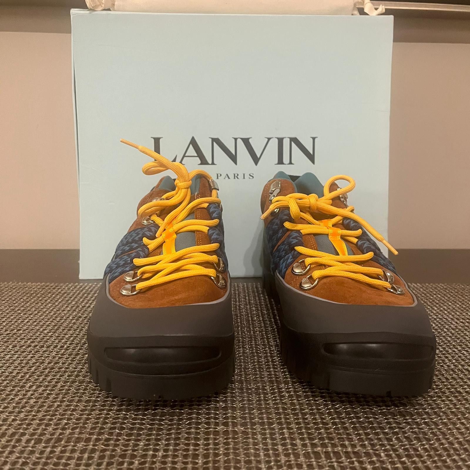Lanvin Lanvin Hiking Boots in Brown / Dark Grey Size US 11 / EU 44 - 11 Thumbnail