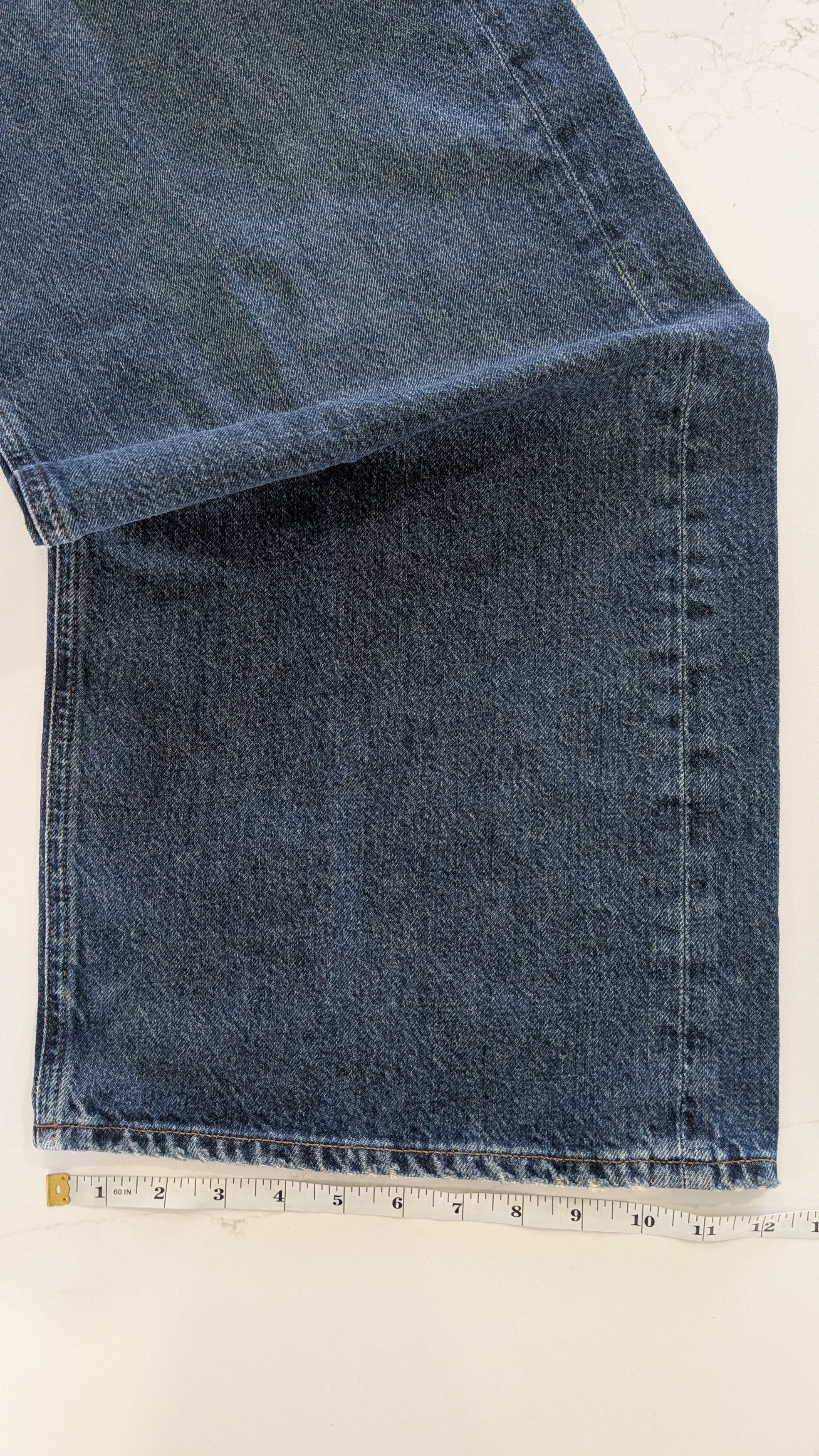 Agolde AGOLDE Vana Fold Jeans Nexus Blue Size 31 Size 31" - 15 Thumbnail