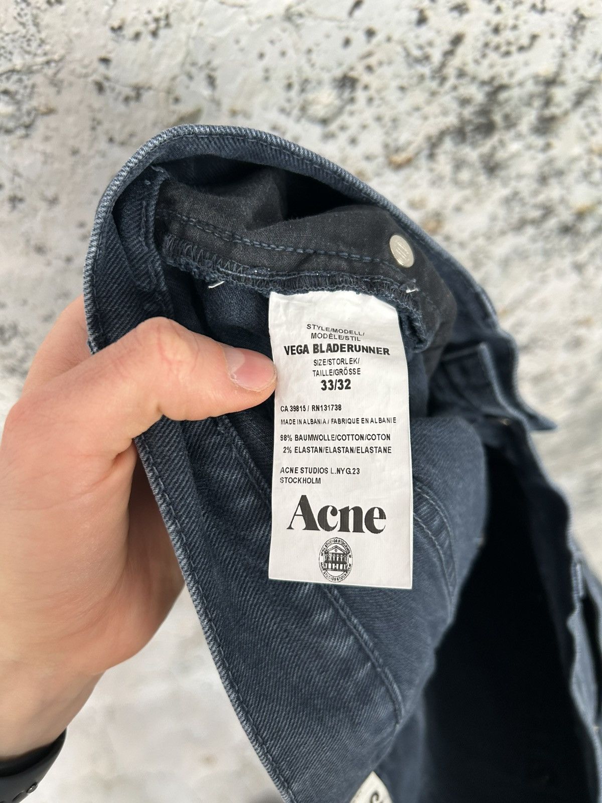 Acne Studios Acne Studios Vega Bladerunner Denim Jeans Vintage Designer Size US 33 - 8 Thumbnail