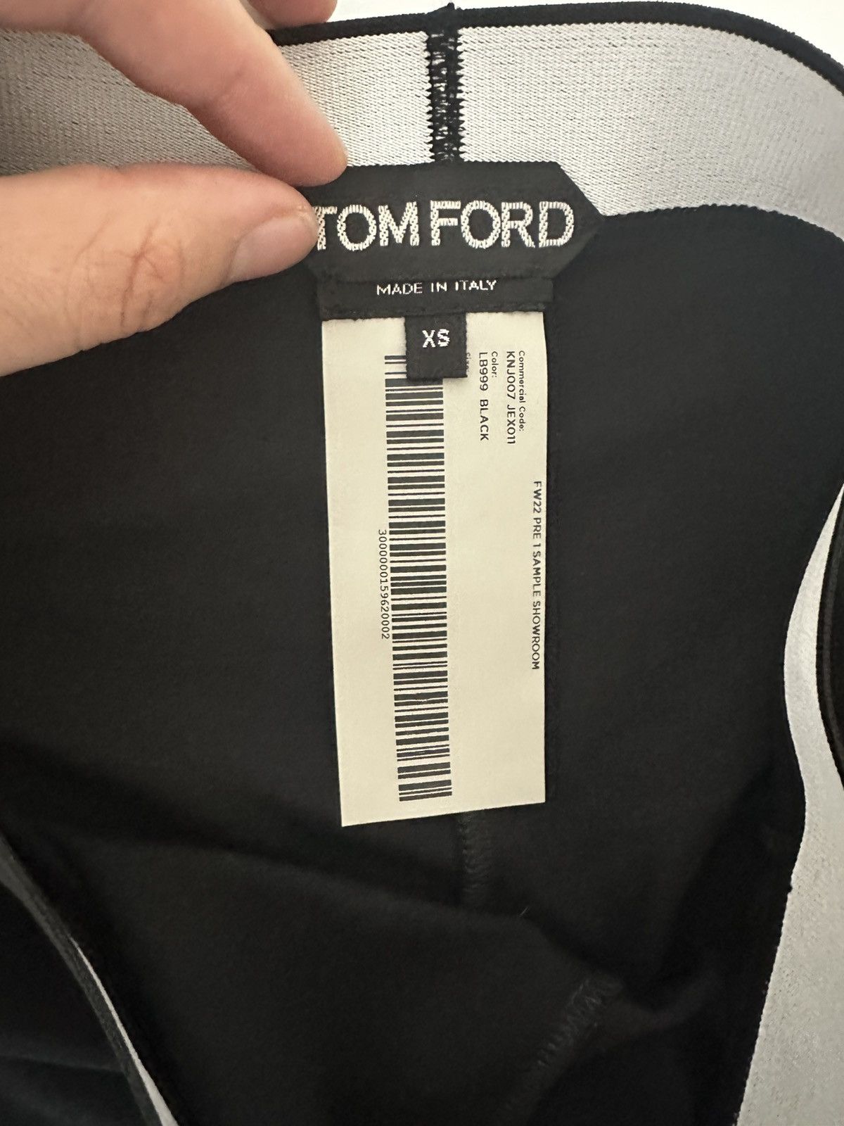 Tom Ford Tom Ford Black Logo Shorts Size 25" / US 0 / IT 36 - 6 Thumbnail