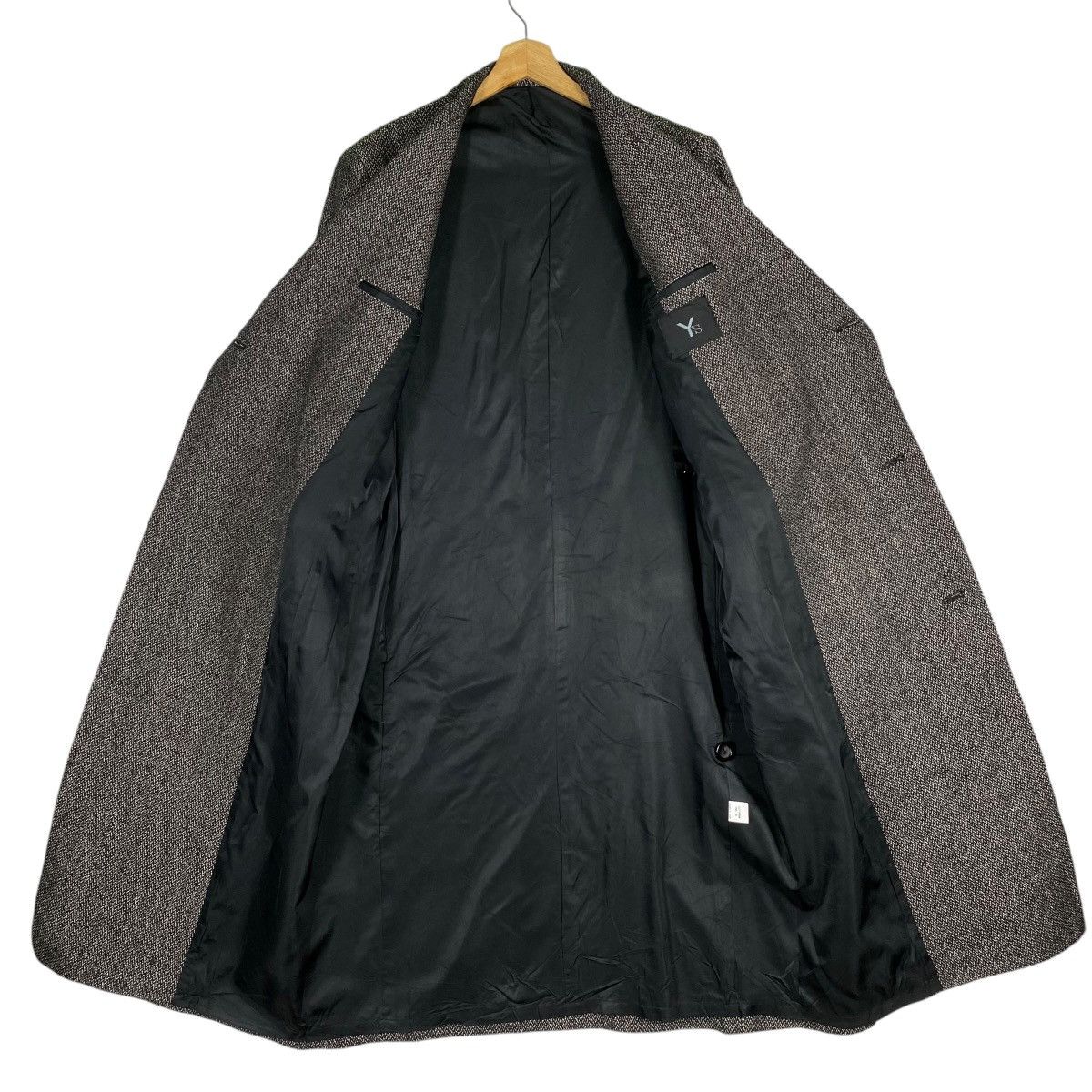 Y's × Yohji Yamamoto Vintage Y'S Yohji Yamamoto Wool Double Breasted Long Coat Size US M / EU 48-50 / 2 - 5 Thumbnail