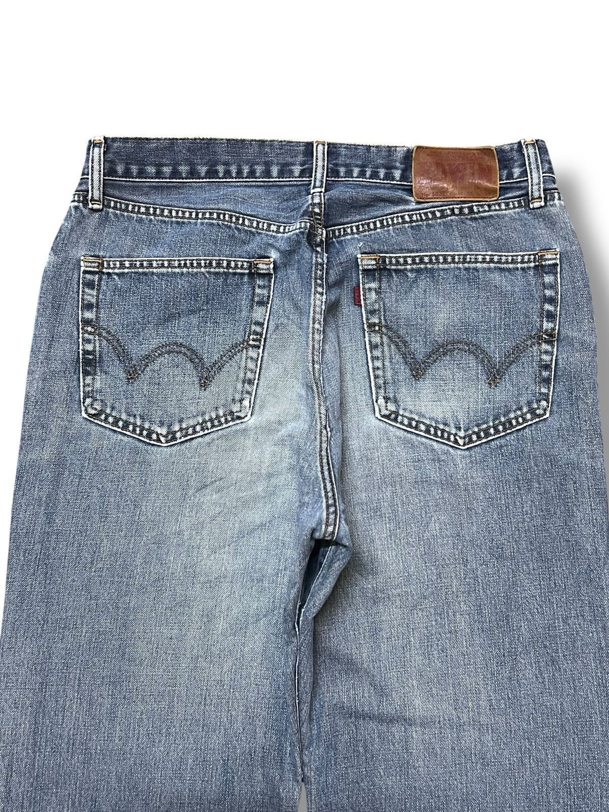 Edwin Vintage Edwin 503z Japan Faded, Distressed, Loose Fit Jeans Size US 33 - 5 Thumbnail