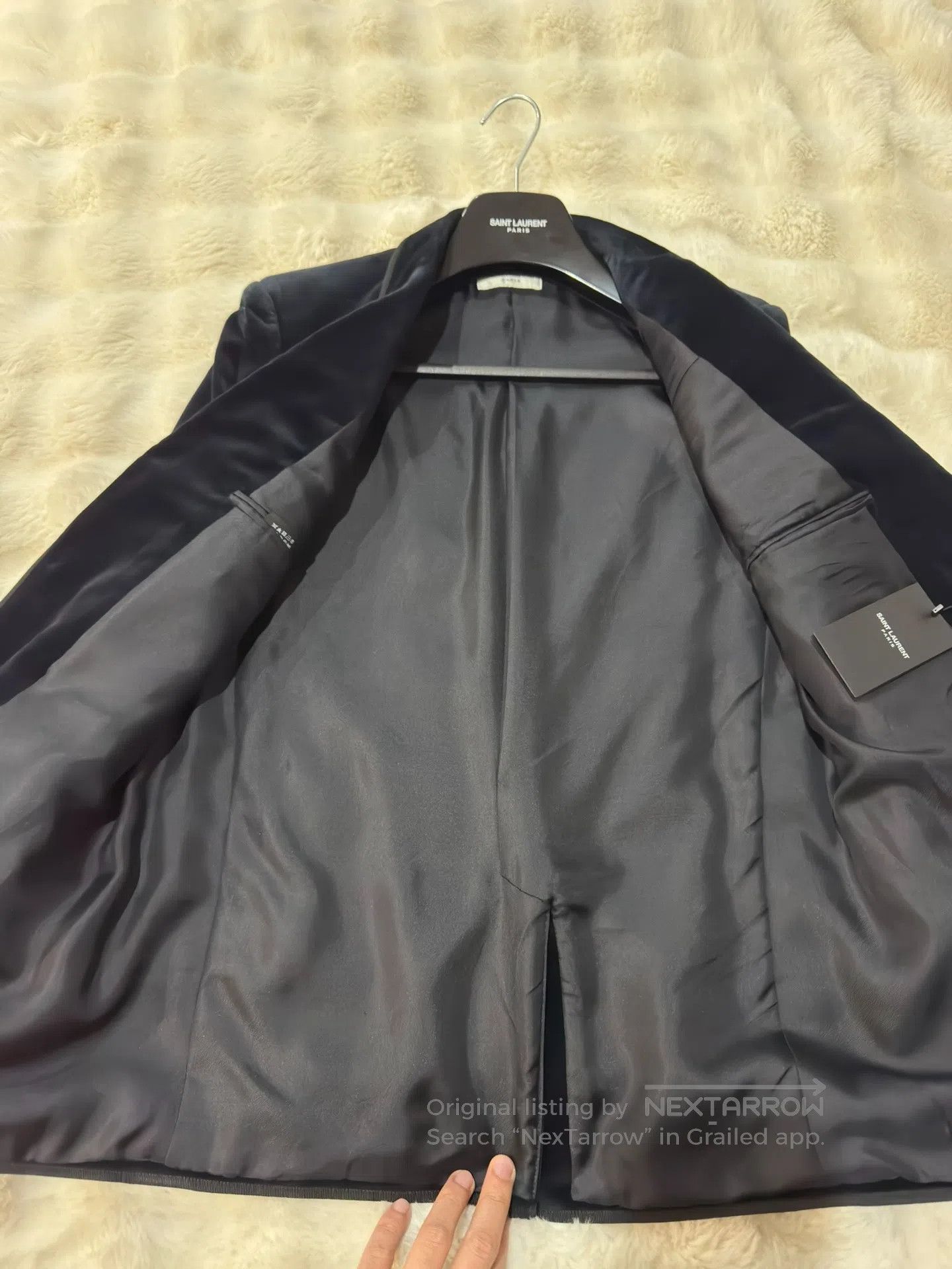 Saint Laurent Paris Saint Laurent Paris Navy Velvet Suit| Size US M / EU 48-50 / 2 - 4 Thumbnail