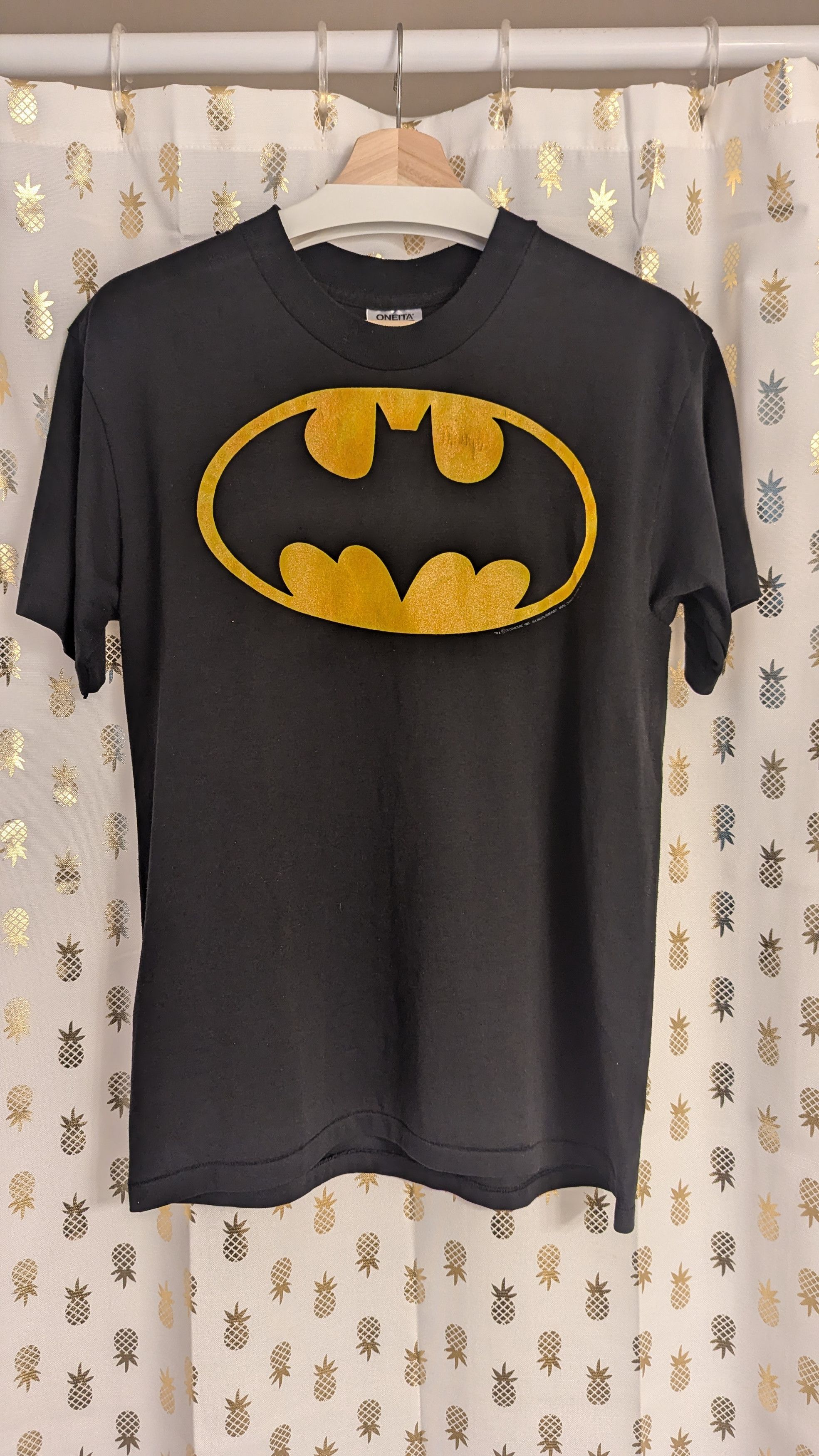 DC Comics × Vintage 1985 Oneita Tag Batman DC Comics Changes Size US L / EU 52-54 / 3 - 1 Thumbnail