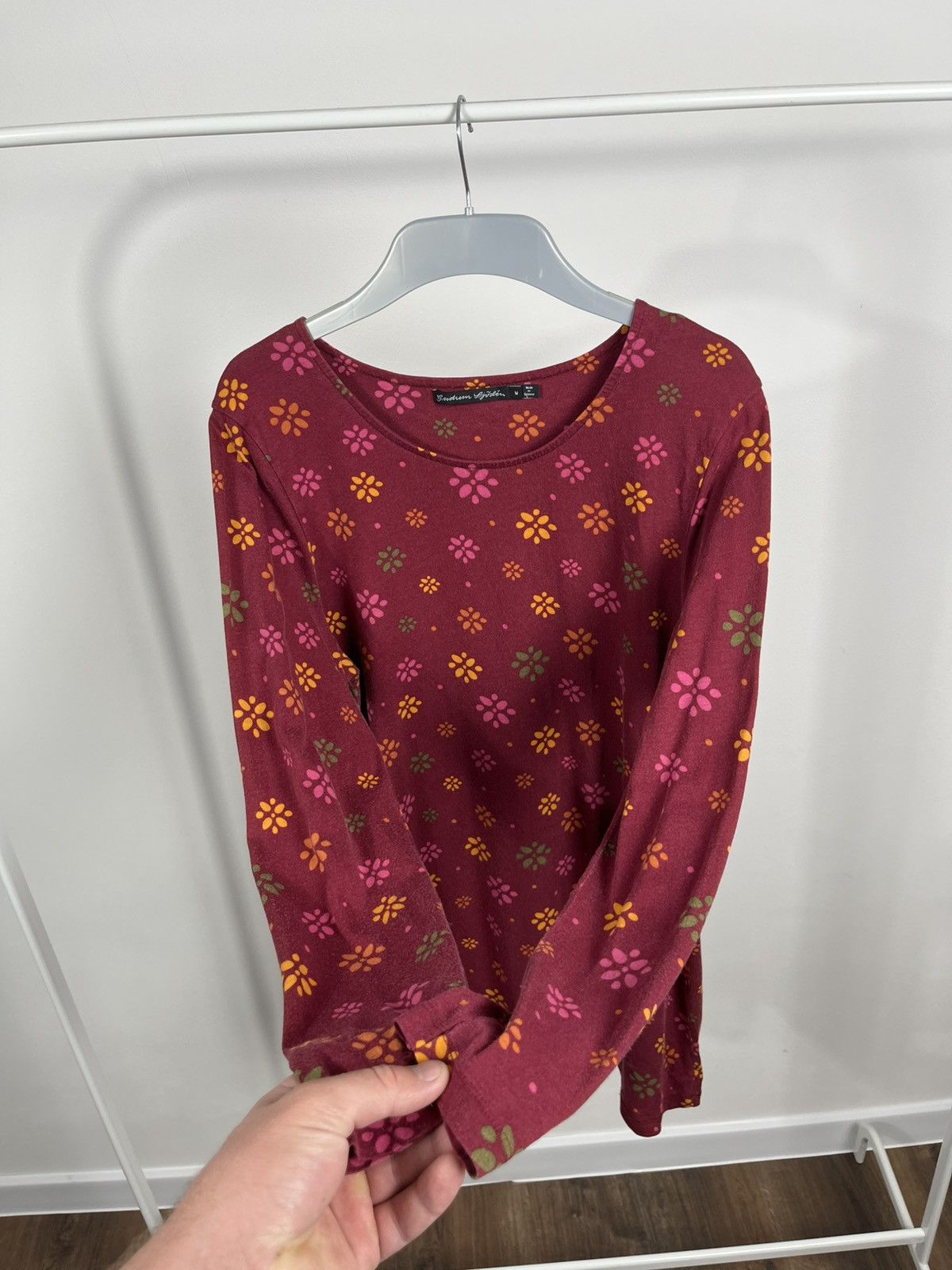 Gudrun Sjoden Gudrun Sjoden Floral Long Sleeve Tunic Top M Organic Cotton Size M / US 6-8 / IT 42-44 - 5 Thumbnail