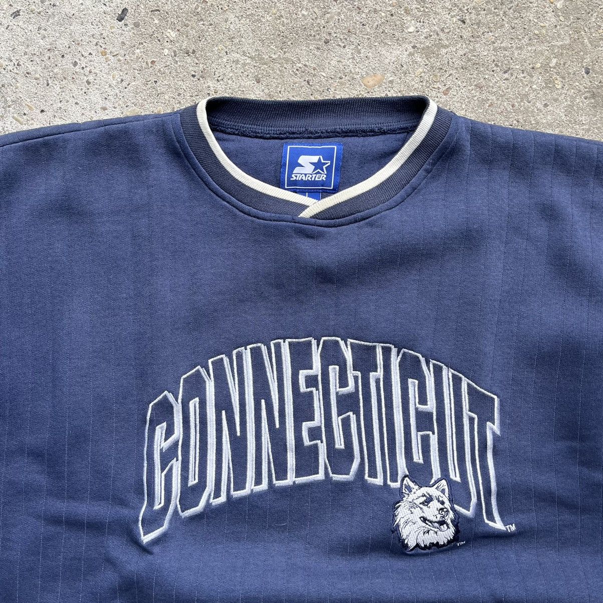NCAA × Starter × Vintage Connecticut UCONN Huskies sweatshirt Vintage blue Size US L / EU 52-54 / 3 - 4 Thumbnail