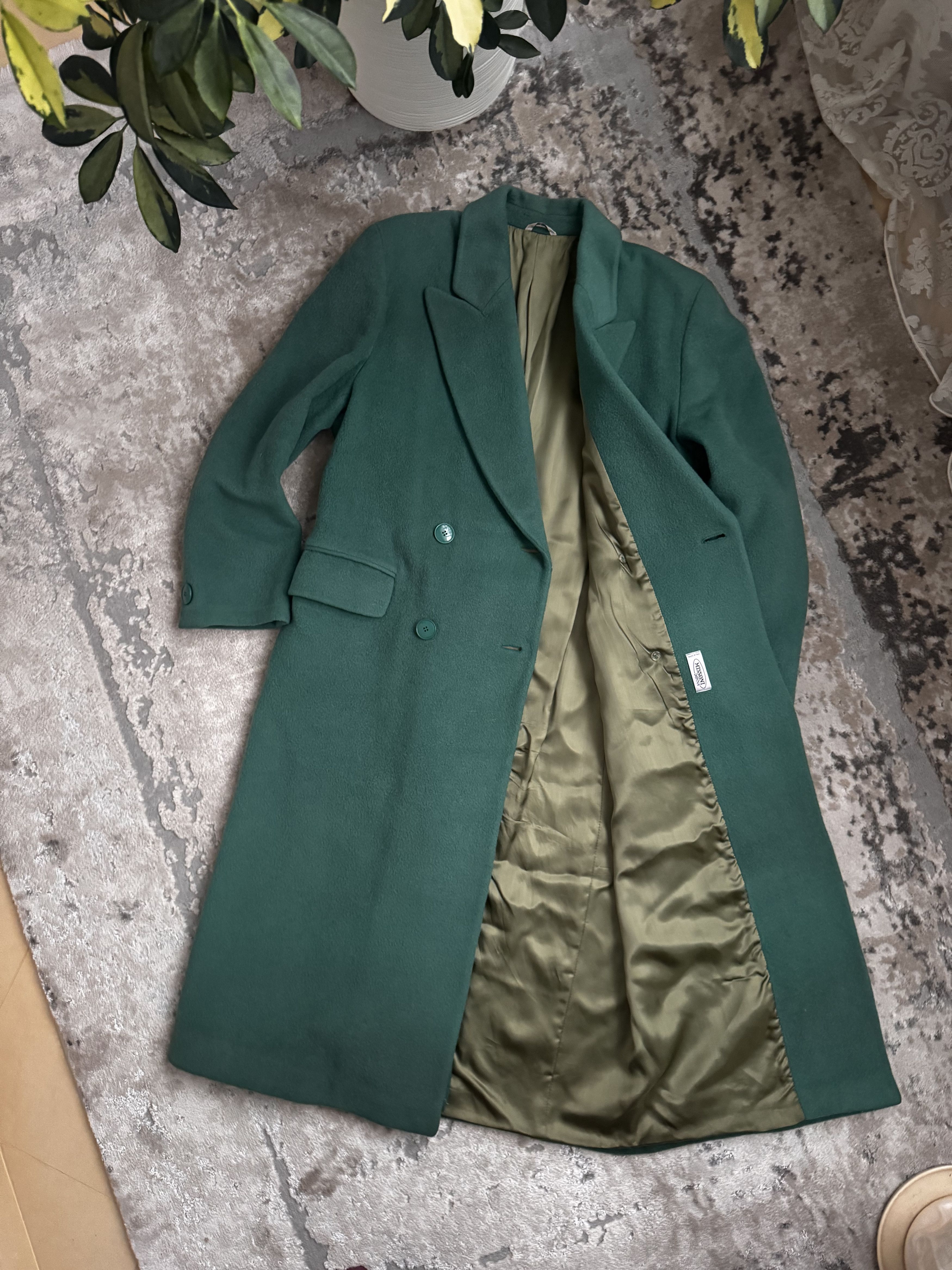 Missoni VTG Missoni Donna Green Wool Double Breasted Button Coat Size XL / US 12-14 / IT 48-50 - 10 Thumbnail