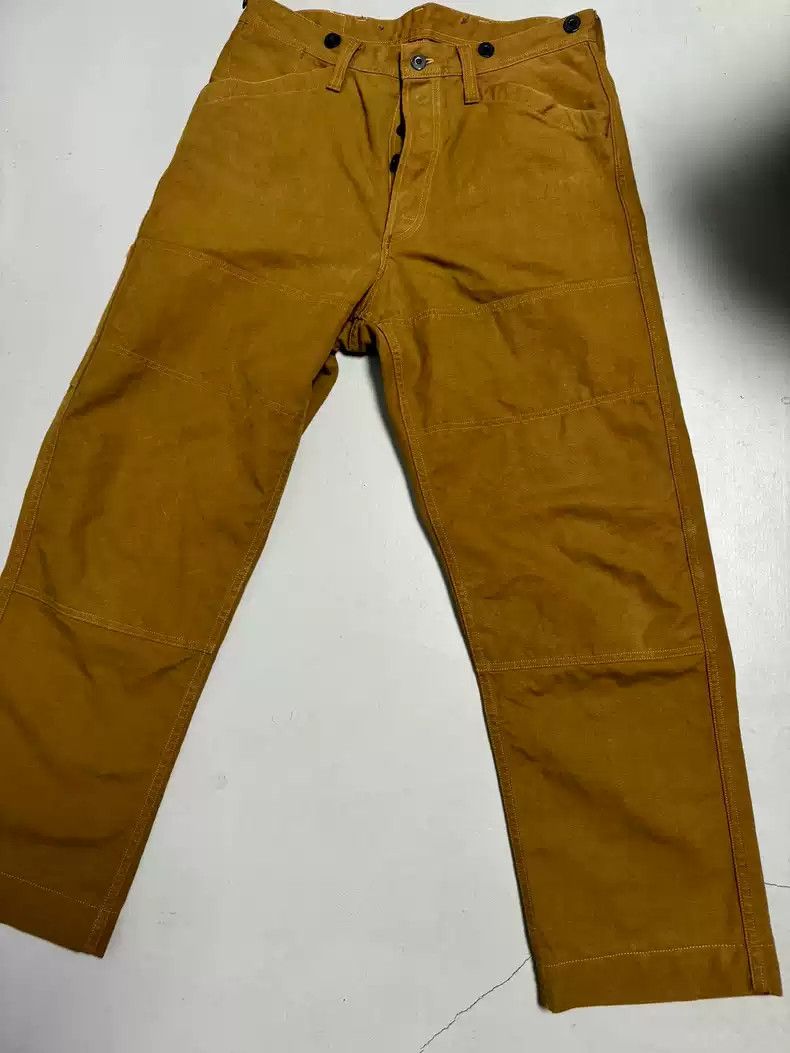 image of Freewheelers Classic Overalls in Brown, Men's (Size 32)