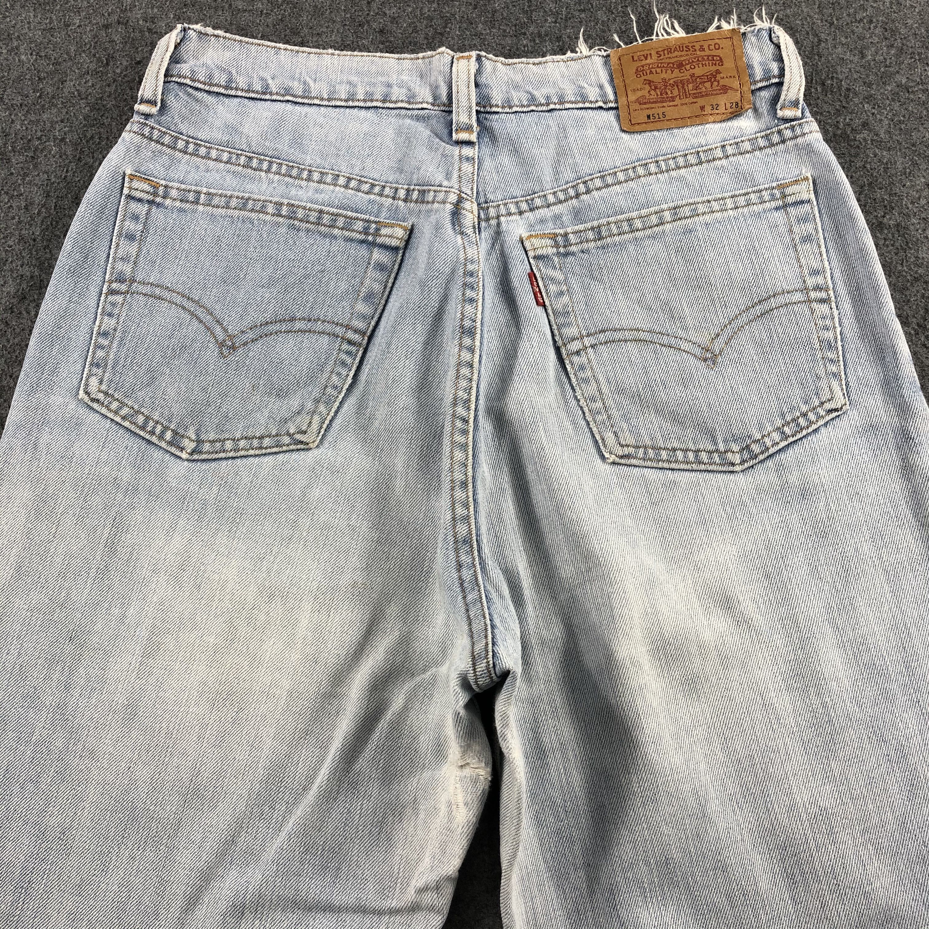 Levi's 90s Vintage Light Wash Levis 515 Jeans-J1918 Size US 28 / EU 44 - 4 Thumbnail