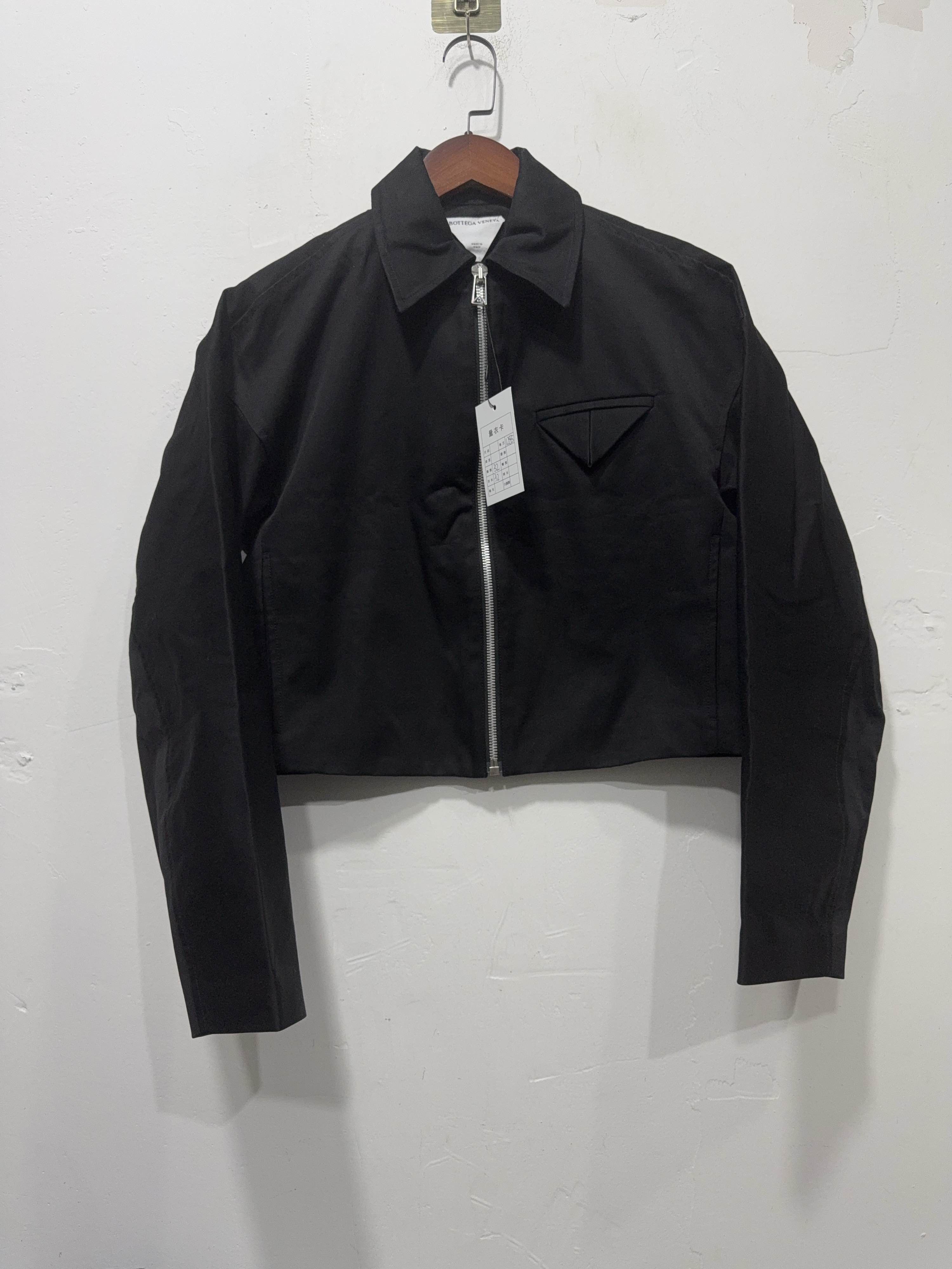 Bottega Veneta Bottega Veneta Black Cotton Zip Jacket Size 34 Size XXS / US 00 / IT 34 - 1 Thumbnail