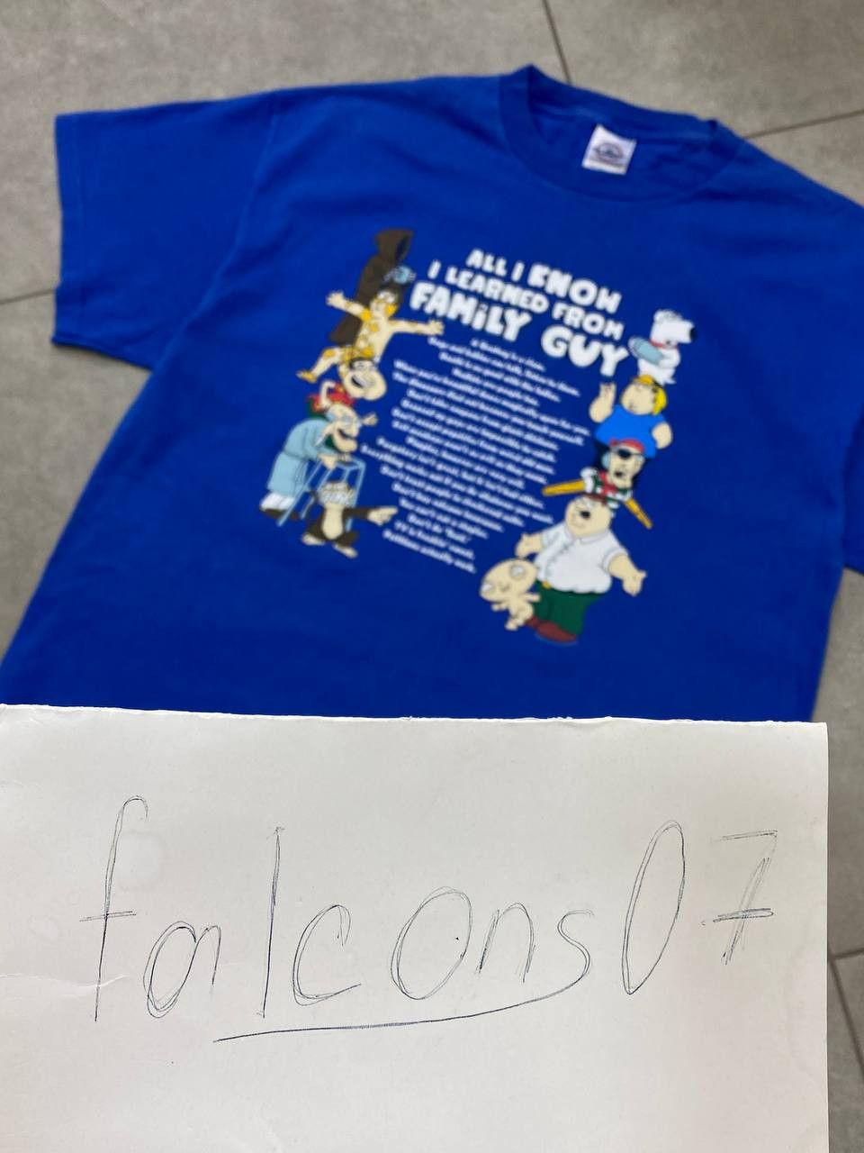 Delta Vintage Family Guy 2005 FOX Movie Promo T-Shirt Size US L / EU 52-54 / 3 - 2 Thumbnail