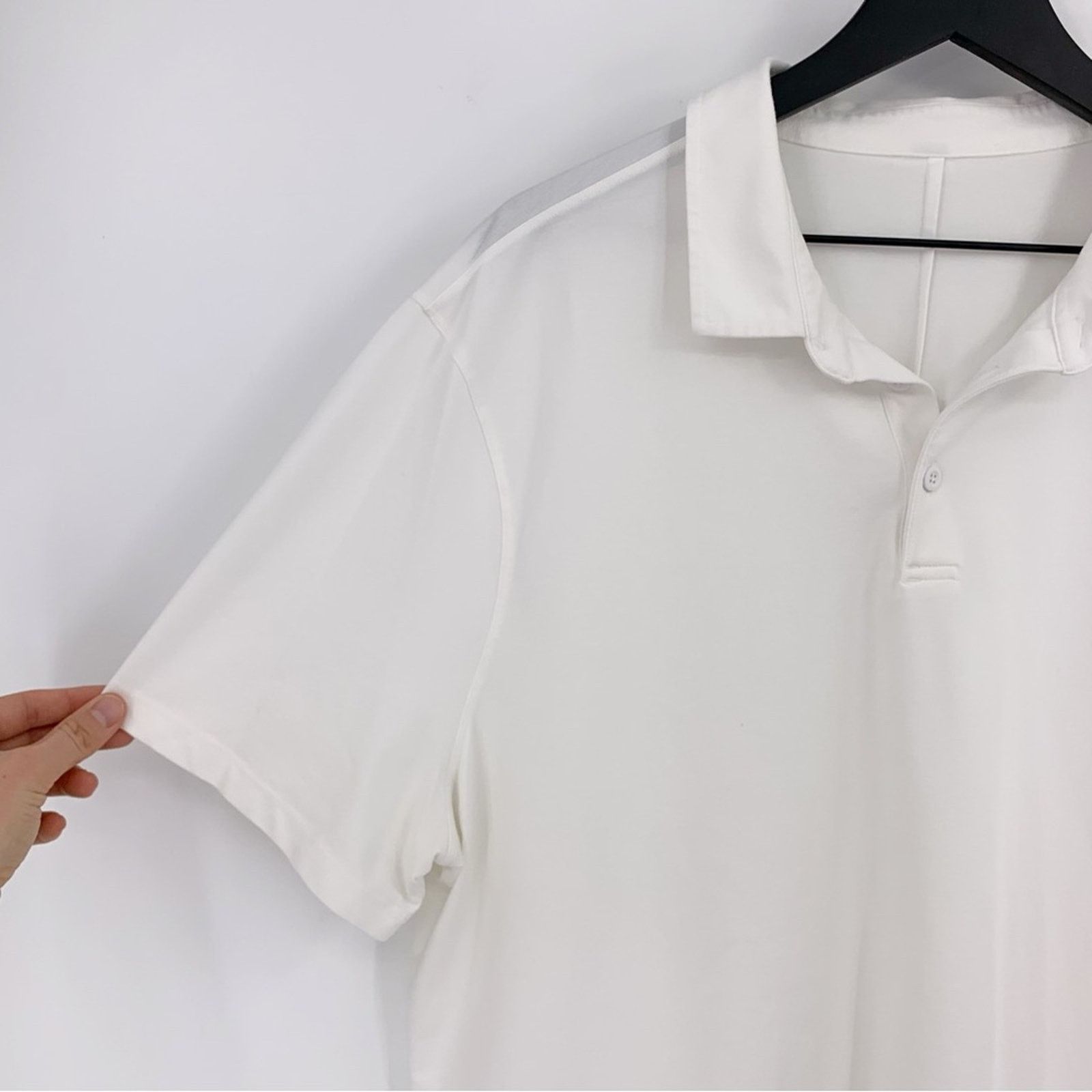 Lululemon LULULEMON Polo Shirt White XXL? Size US XXL / EU 58 / 5 - 2 Thumbnail
