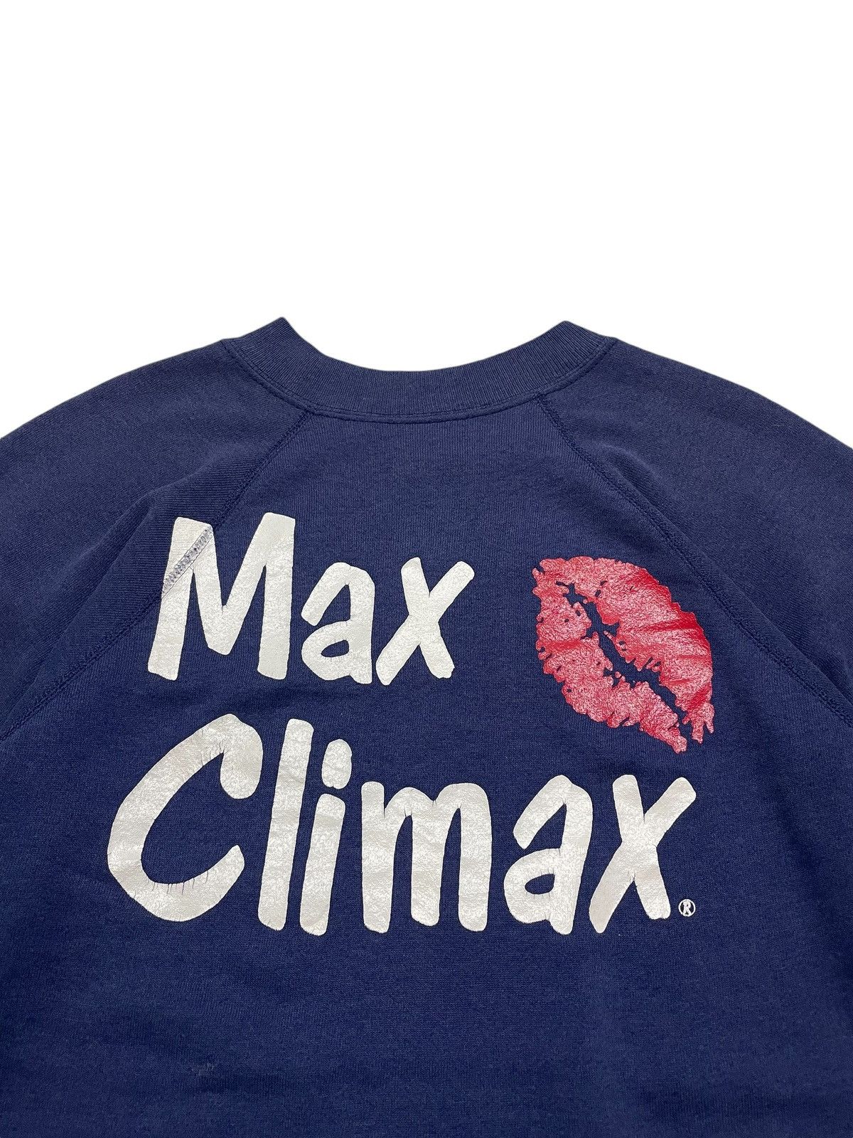 POP MAGAZINE × Vintage Vintage 90s Max Climax Lips Style Sweatshirt Size US L / EU 52-54 / 3 - 2 Thumbnail
