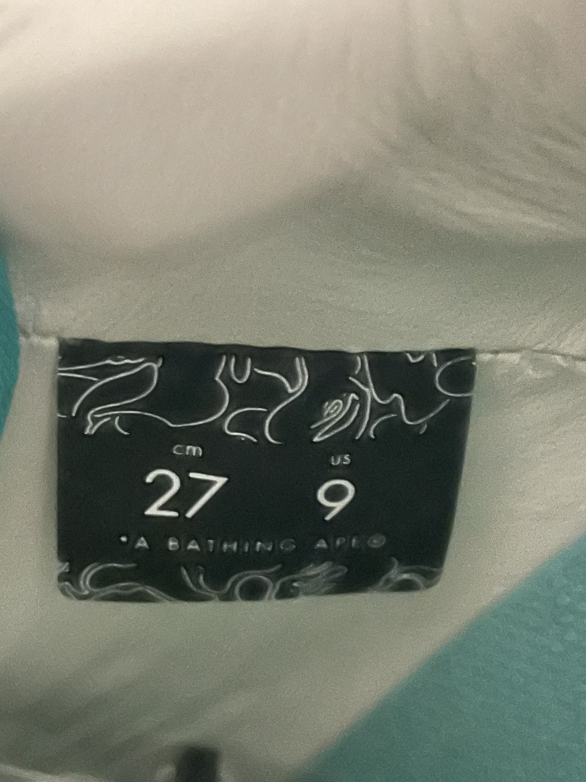 Bape Bapesta #1 M2 Blue/Turquoise Size US 9 / EU 42 - 15 Thumbnail