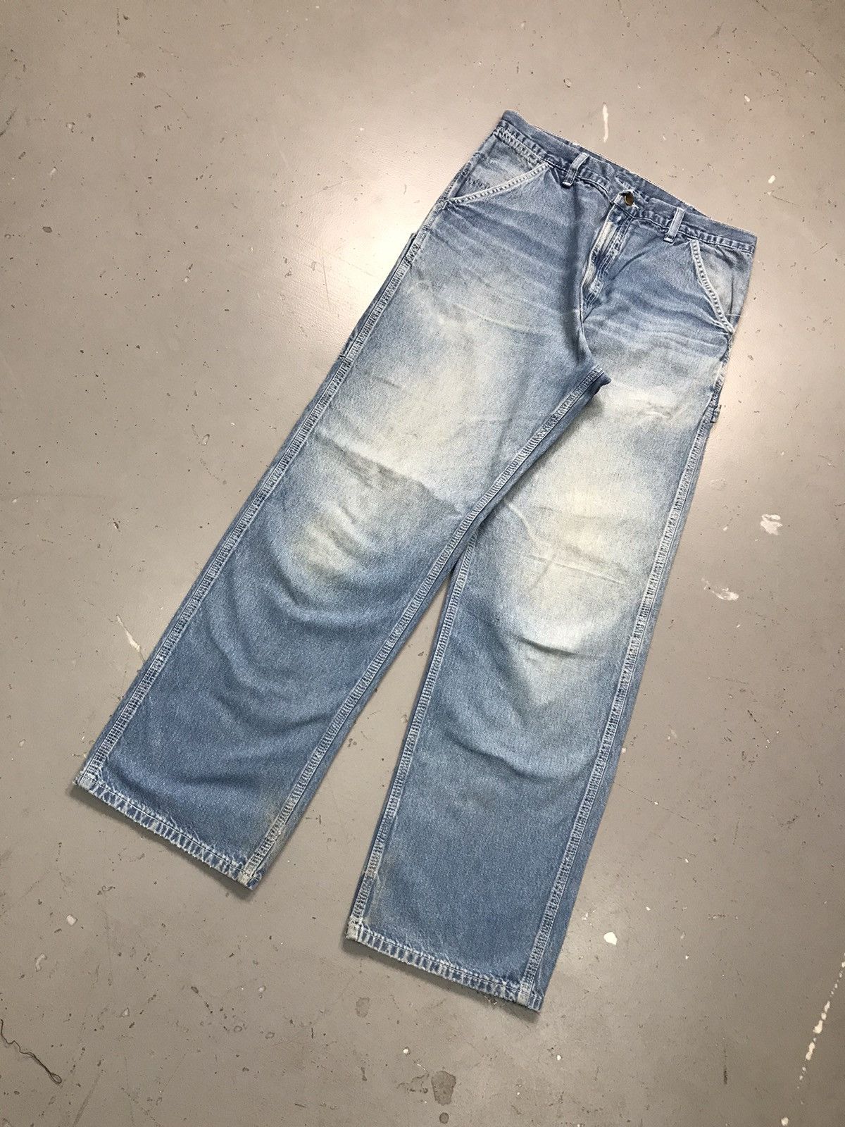 Carhartt 90s Vintage Carhartt carpenter denim workwear Size US 34 / EU 50 - 3 Thumbnail