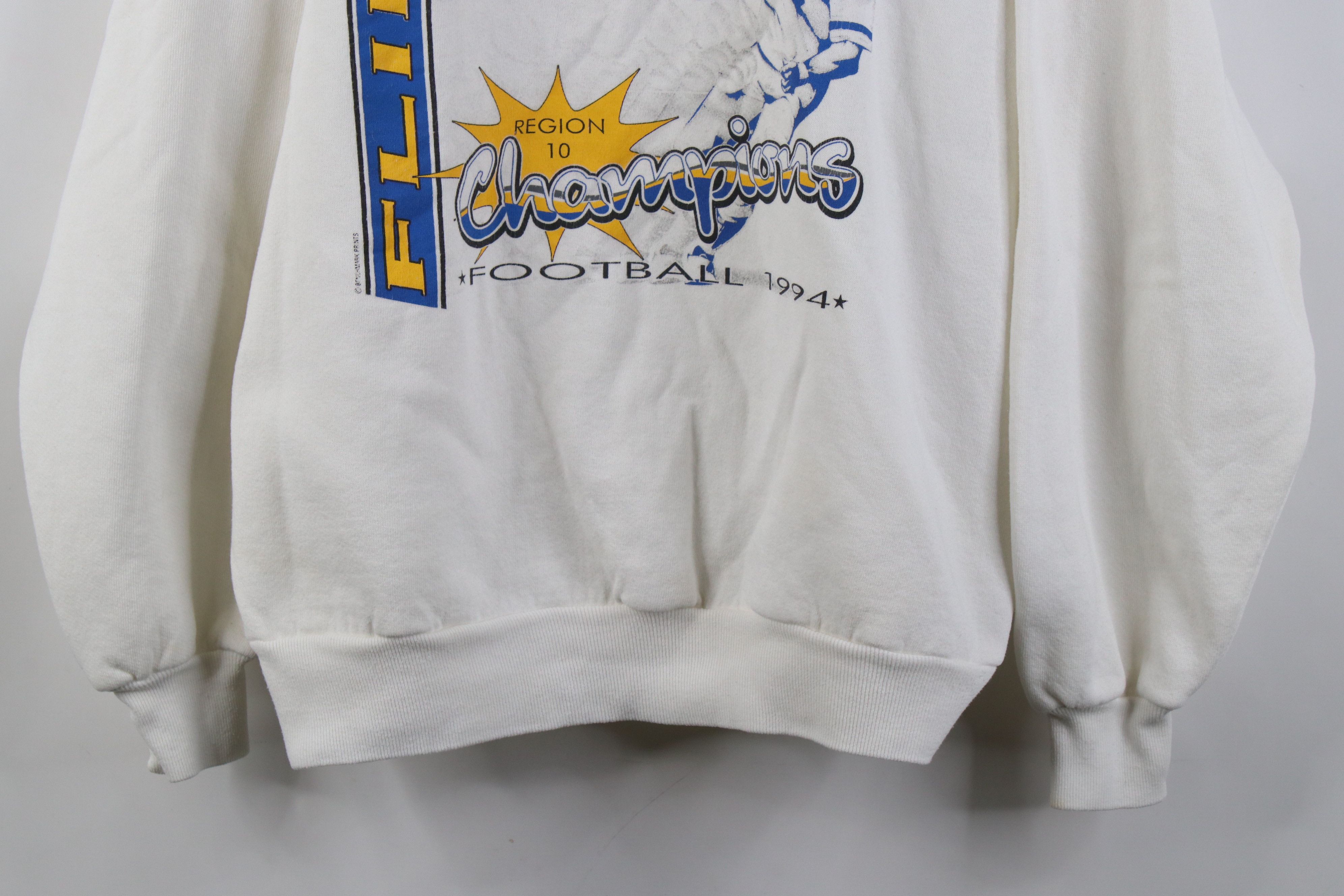 Vintage Vintage 90s High School Football Champions Sweatshirt USA Size US L / EU 52-54 / 3 - 3 Thumbnail