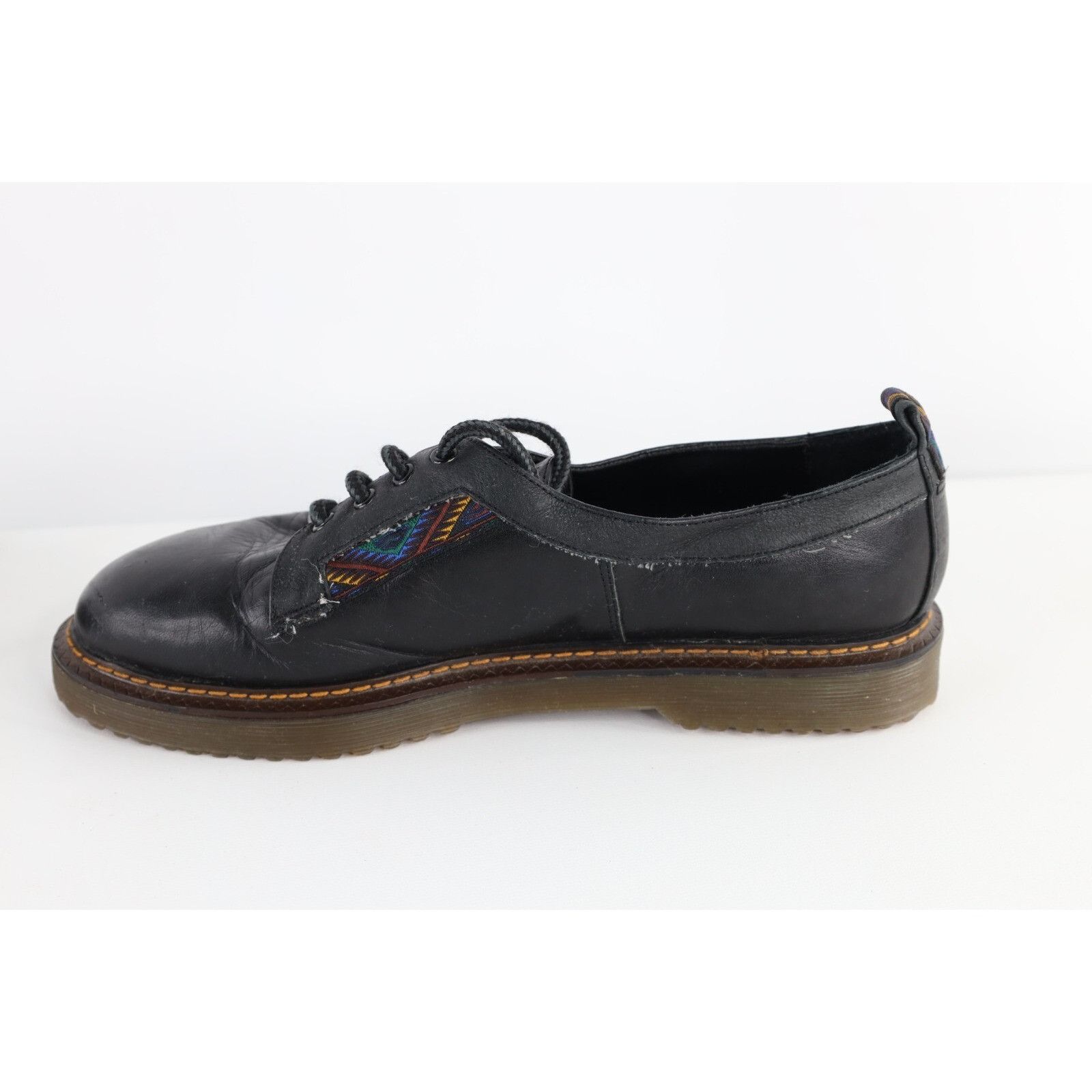 Vintage Vintage 90s Streetwear Chunky Leather Southwestern Shoes Size US 7.5 / IT 37.5 - 8 Thumbnail