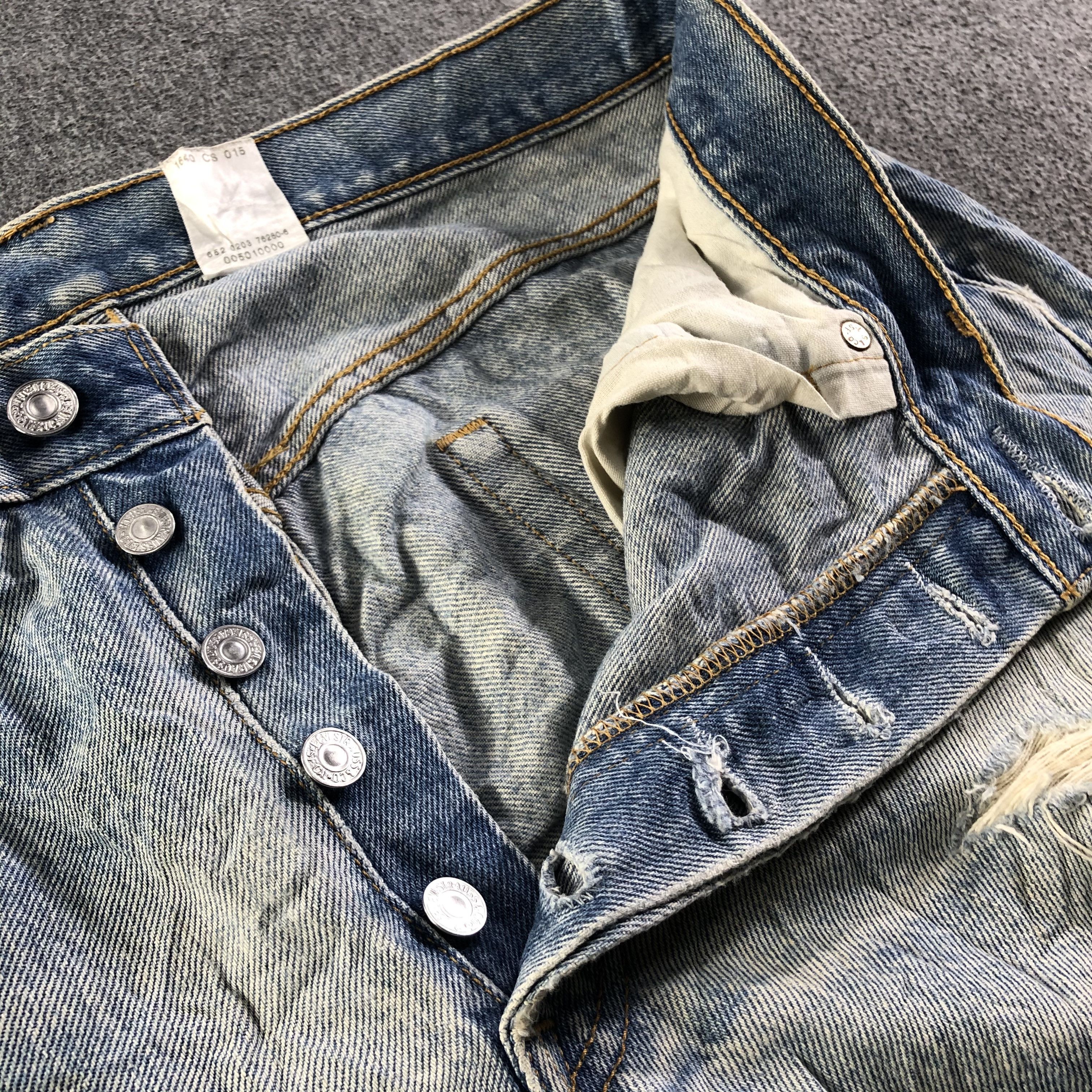 Levi's Vintage Light Wash Levis 501 Jeans-J4556 Size US 34 / EU 50 - 8 Thumbnail