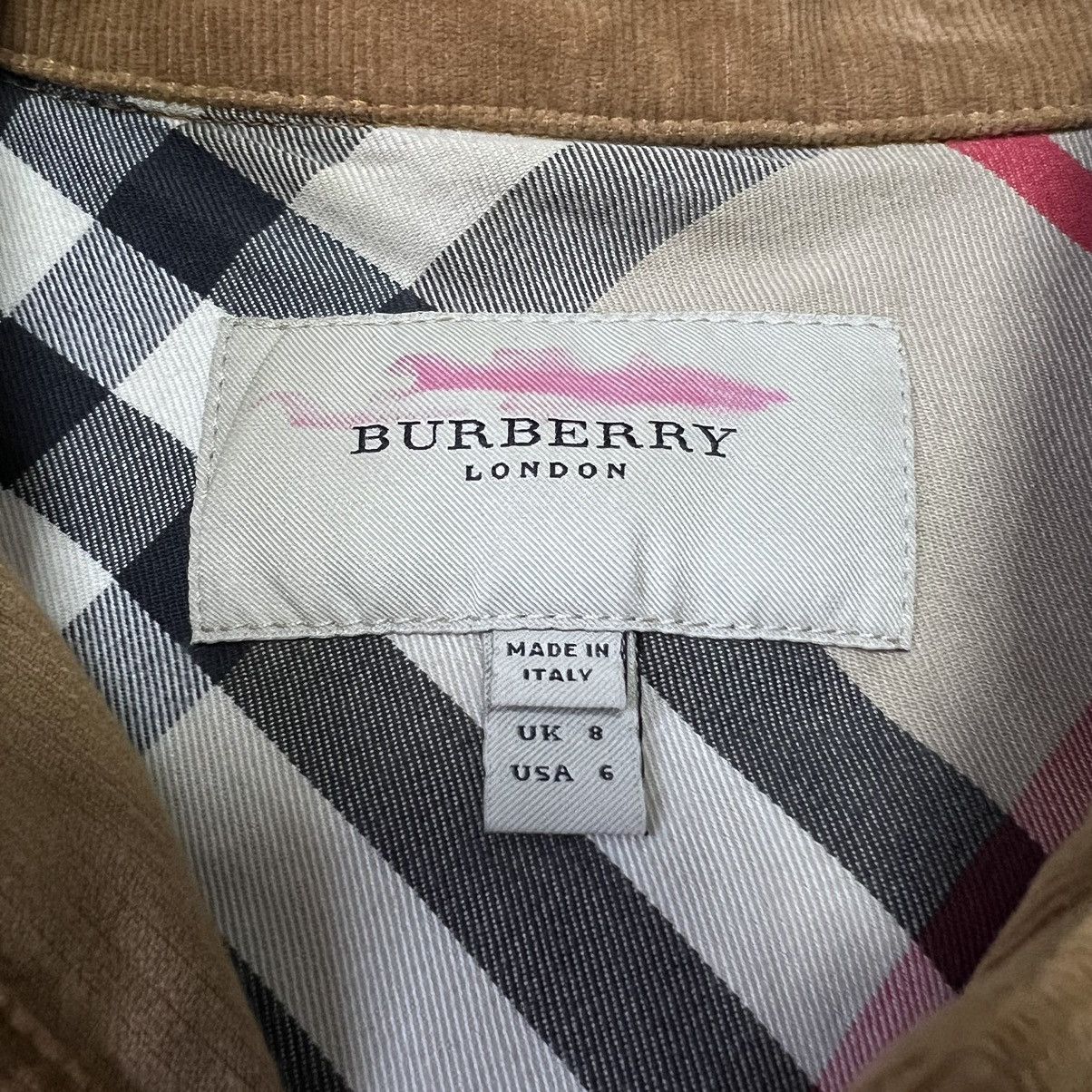 Burberry Burberry Corduroy Jacket woman’s made in Italy Size S / US 4 / IT 40 - 14 Thumbnail