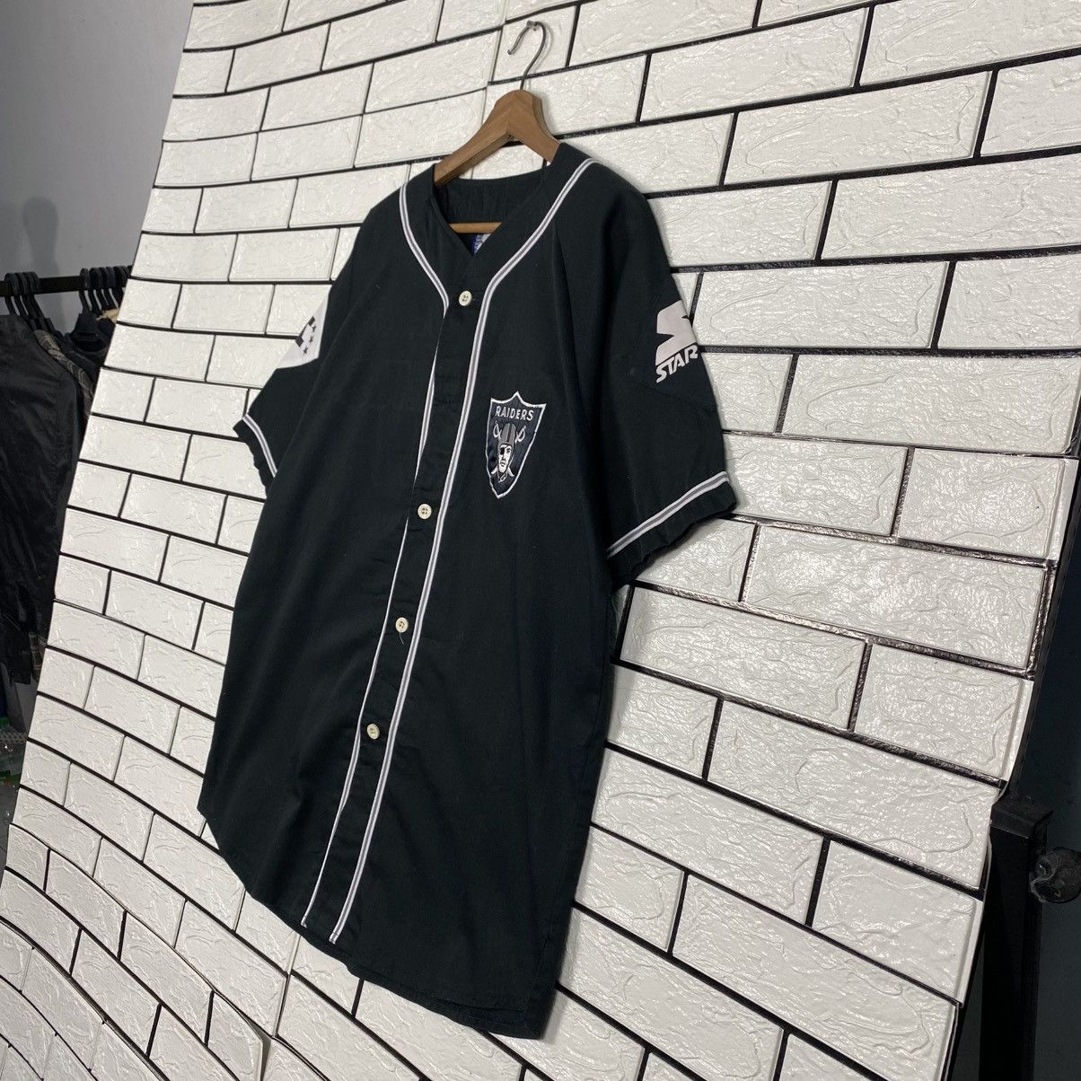 Starter 📌Sportwear Button Shirt Bowling Starter Raiders Big Logo Size US L / EU 52-54 / 3 - 3 Thumbnail
